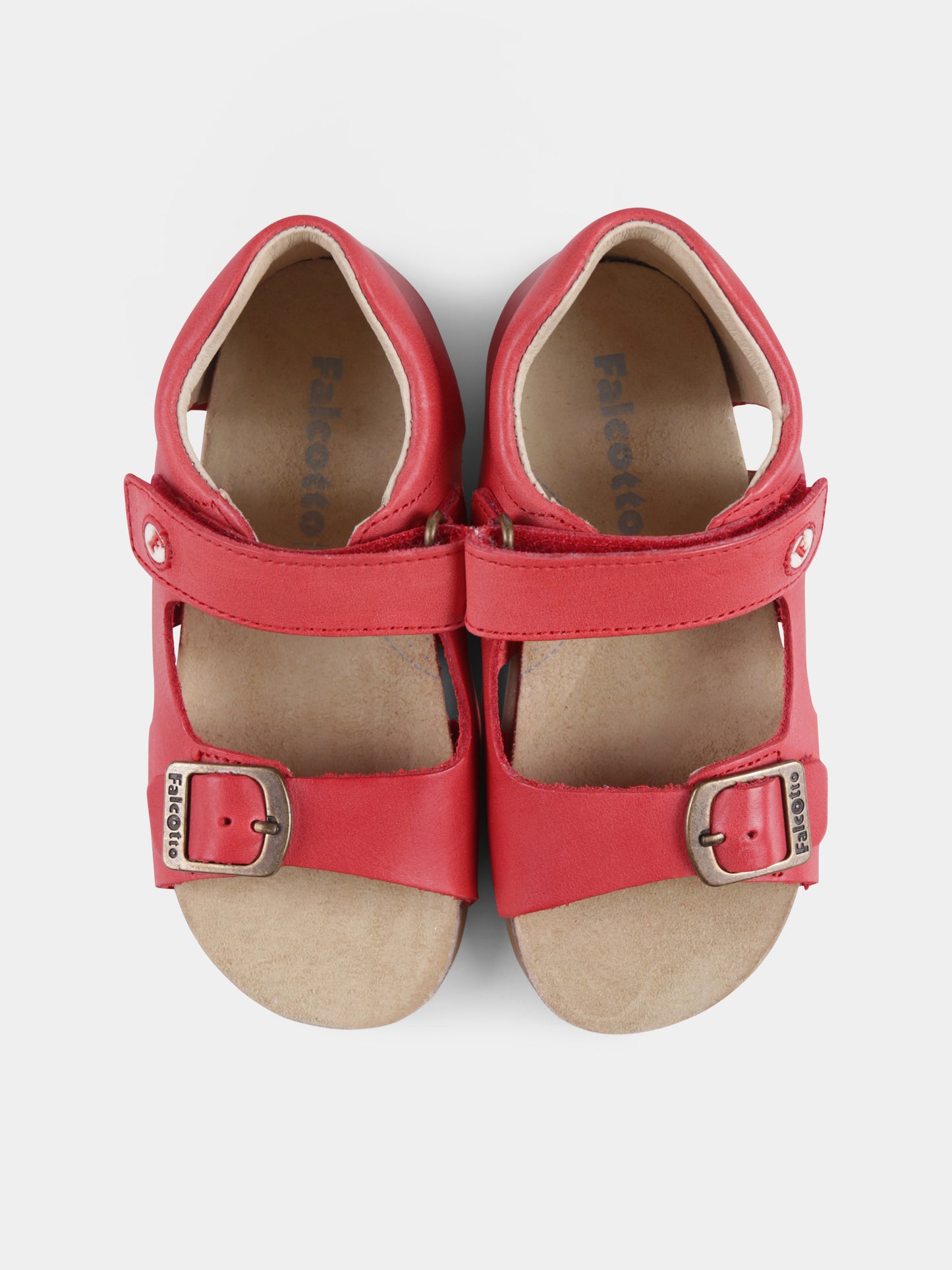 Sandali Bea rossi per neonato e bambino,Falcotto,001 1500737 01 0H05 BEA
