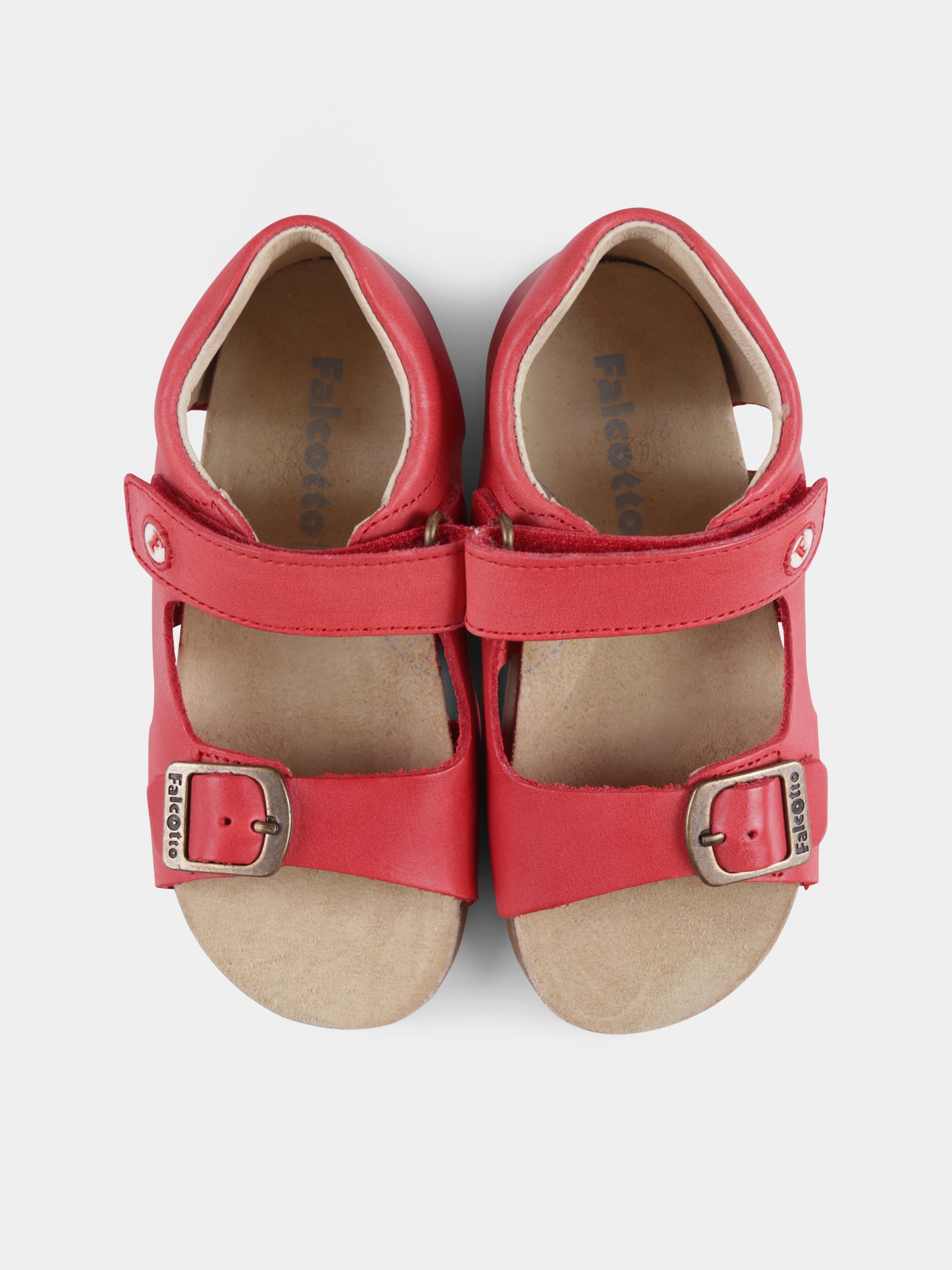 Sandali Bea rossi per neonato e bambino,Falcotto,001 1500737 01 0H05 BEA
