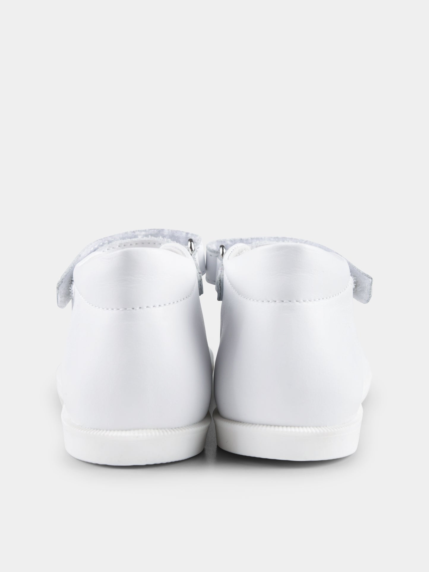 White ballet flats for baby girl and girl