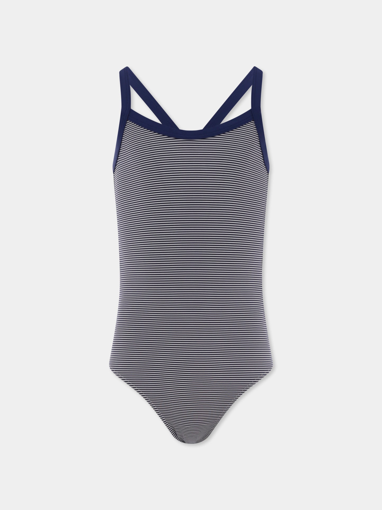 Costume intero blu per bambina,Petit Bateau,A09L2 MED/MA 01