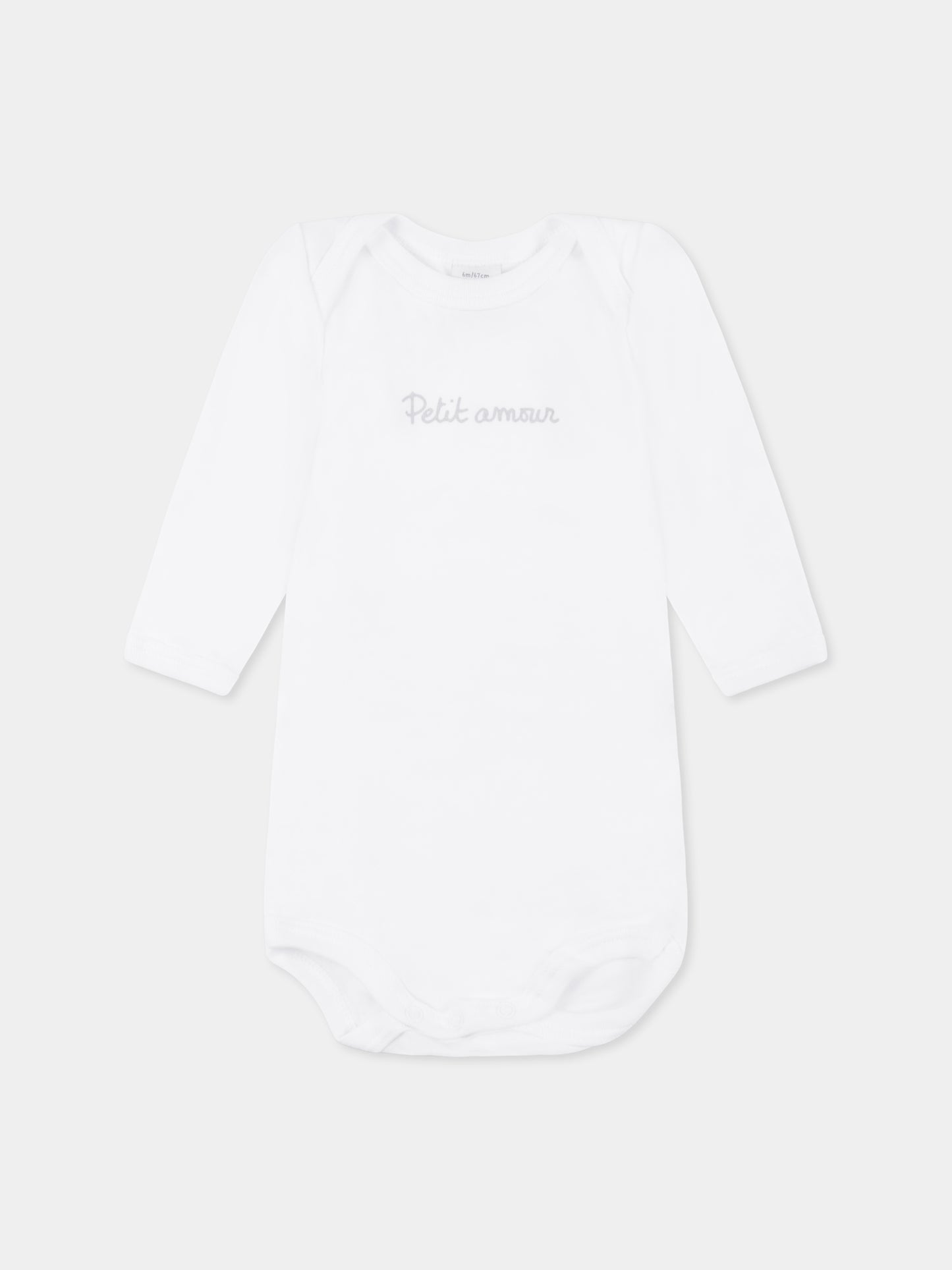 Set body multicolor per neonati con scritta,Petit Bateau,A0BED 00