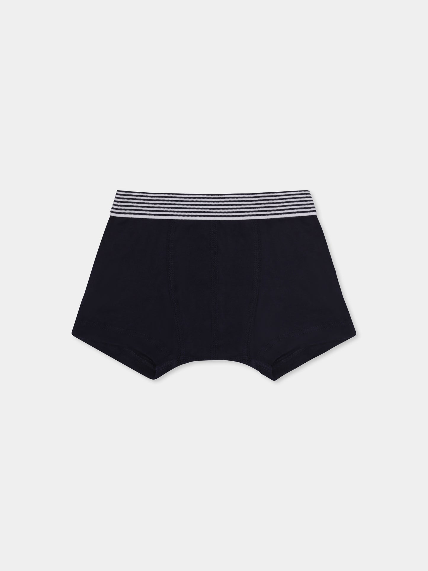 Set boxer multicolor per bambino con pecore e righe,Petit Bateau,A0BH4 00