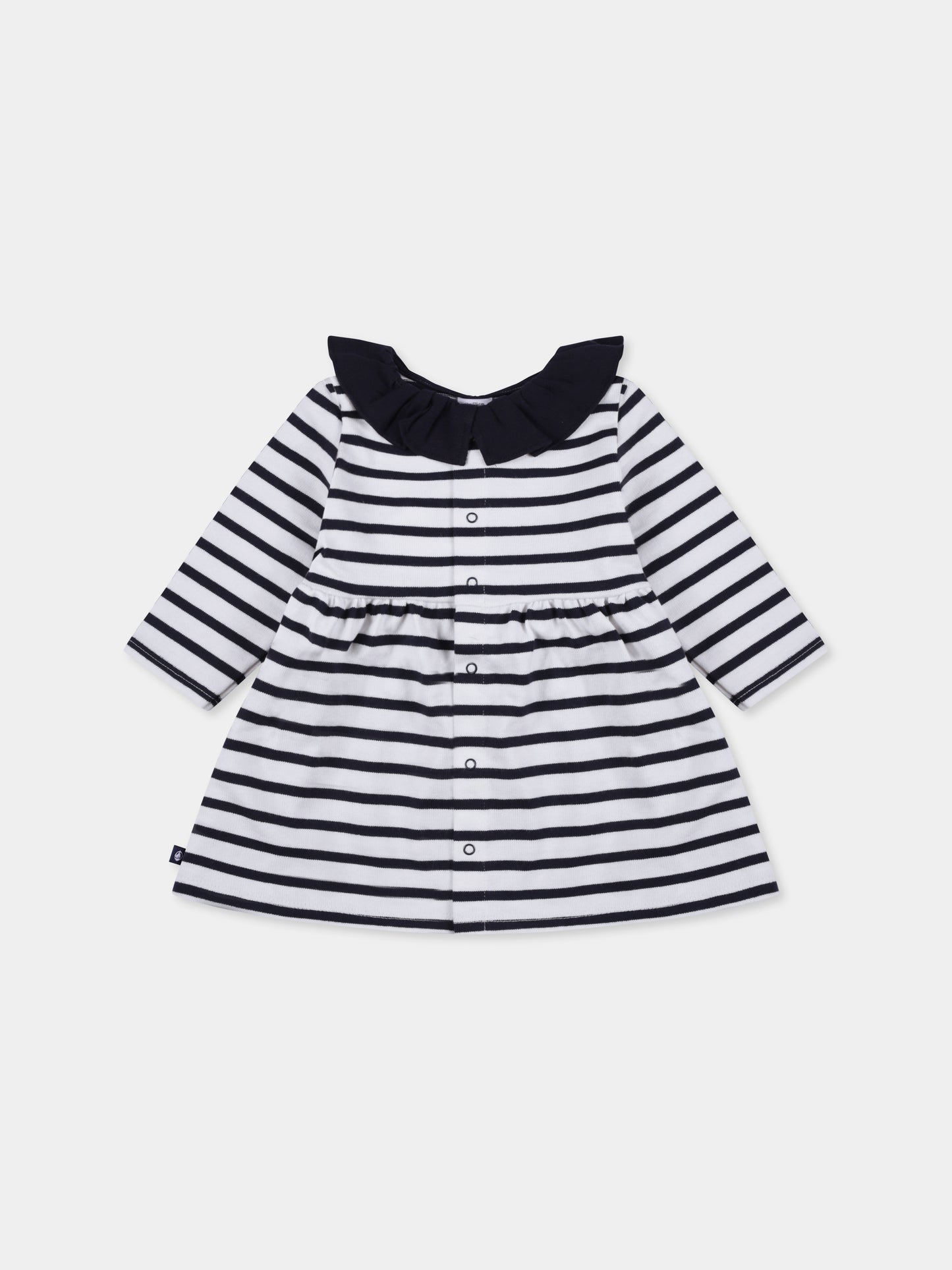 Vestito bianco per neonata,Petit Bateau,A0BKO 01