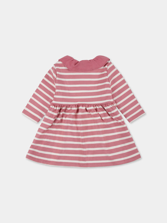 Vestito rosa per neonata,Petit Bateau,A0BKO 02