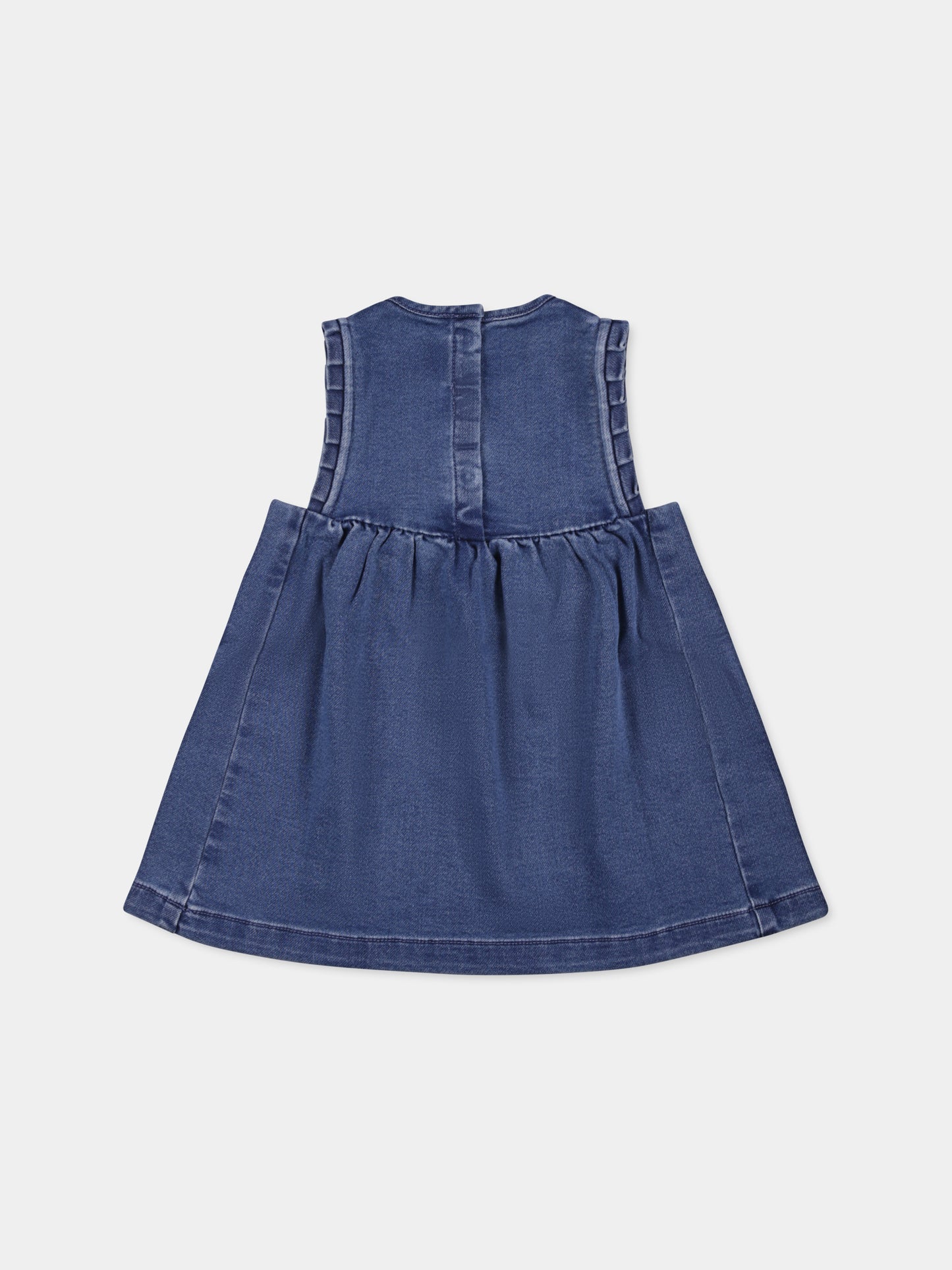 Vestito blu per neonata,Petit Bateau,A0BYH 01