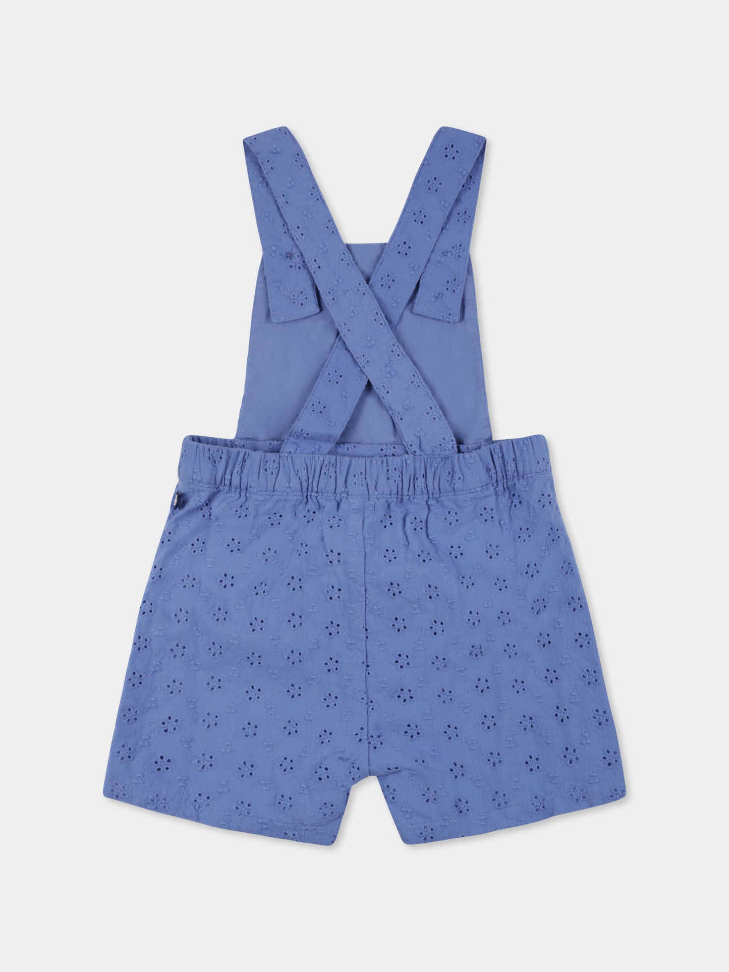 Salopette blu per neonato,Petit Bateau,A09JV 01