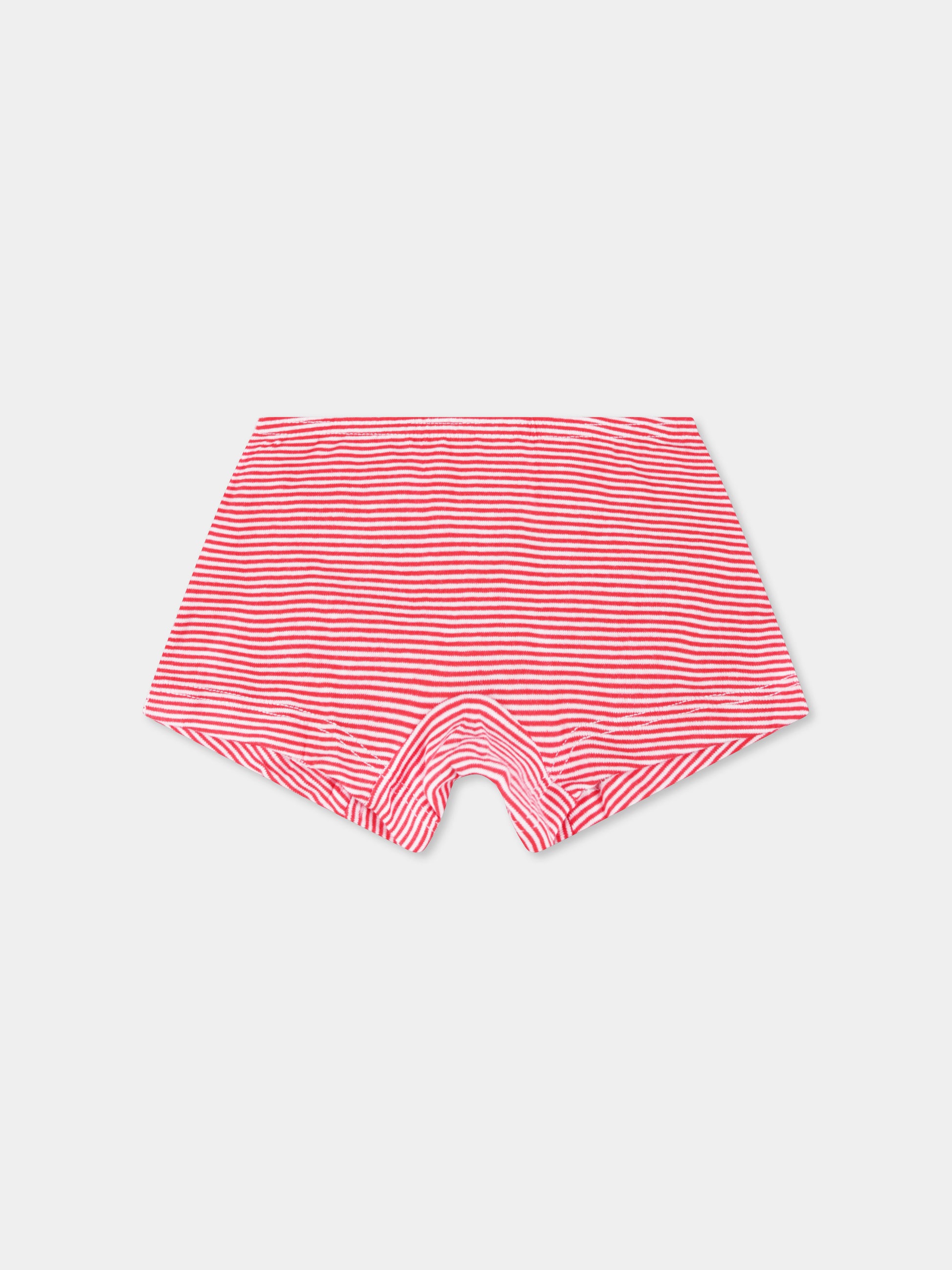 Set boxer multicolor per neonato con righe e Tour Eiffel,Petit Bateau,A0AAA 00