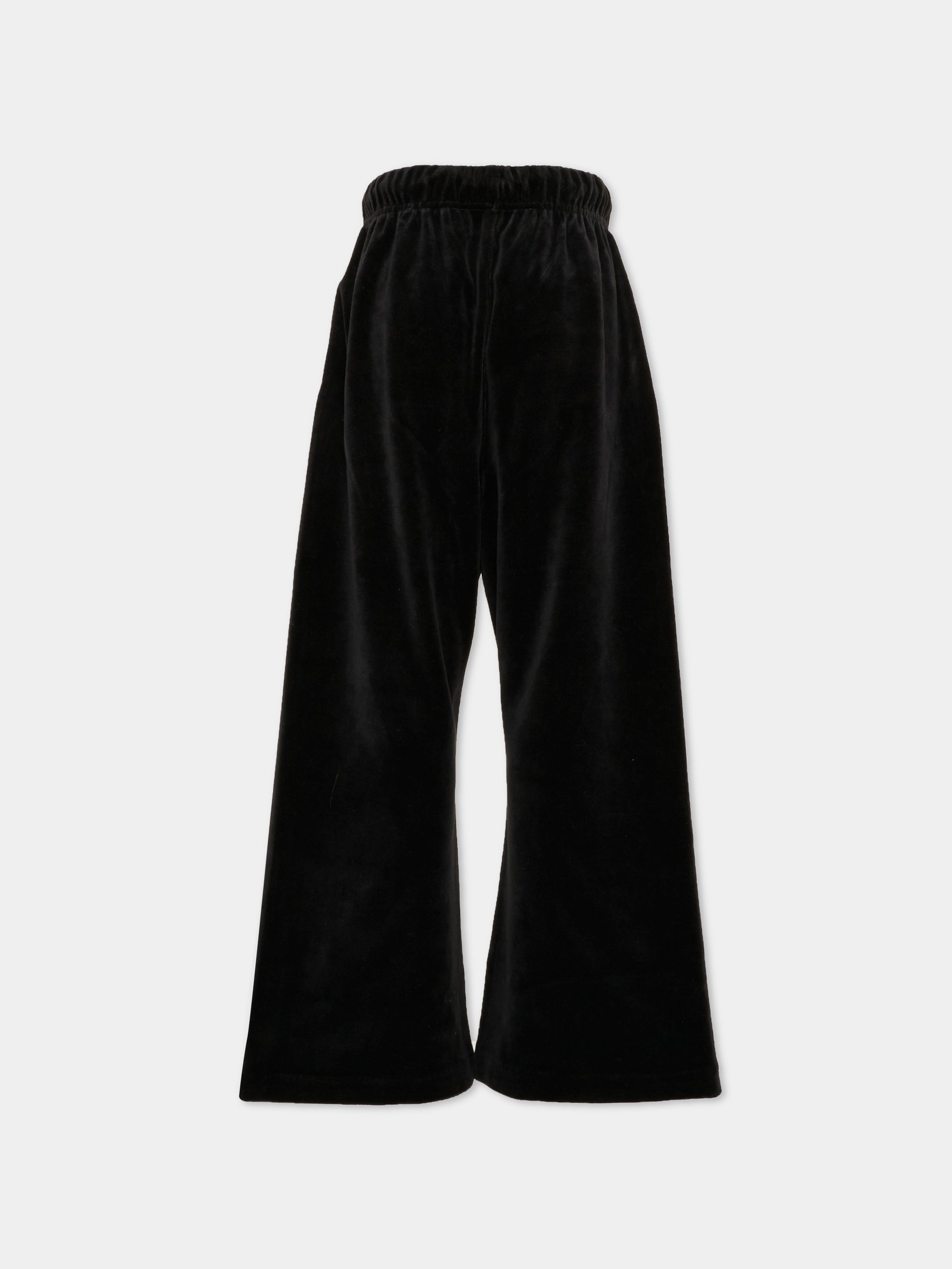 Pantaloni neri per bambini con logo ricamato,Fear Of God Essentials,785HO253171K VINTAGE BLACK
