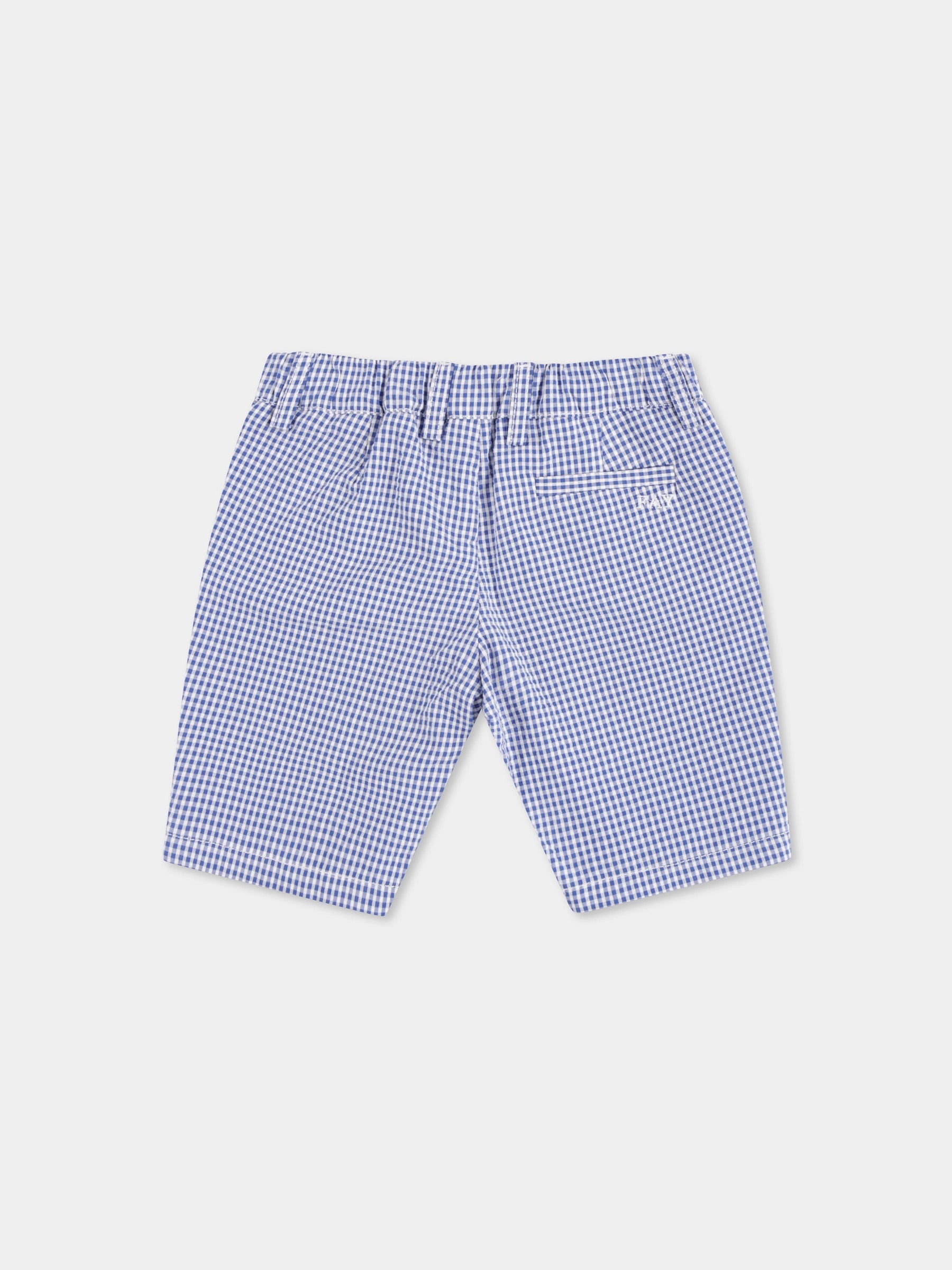 Shorts blu per neonato con logo,Fay Kids,FW6519 G0178 615BC