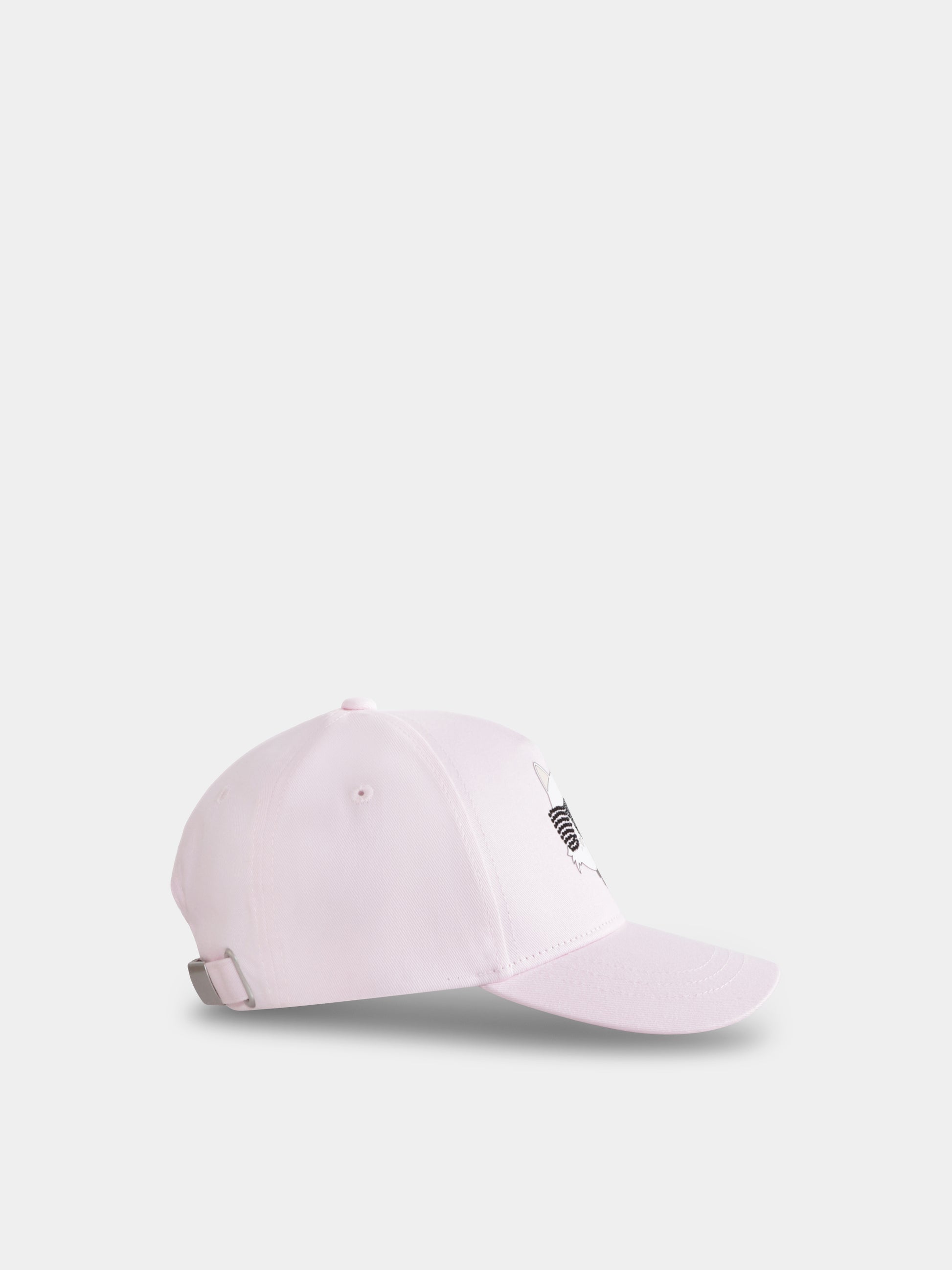 Cappello rosa per bambina con Choupette,Karl Lagerfeld Kids,Z30387 46P