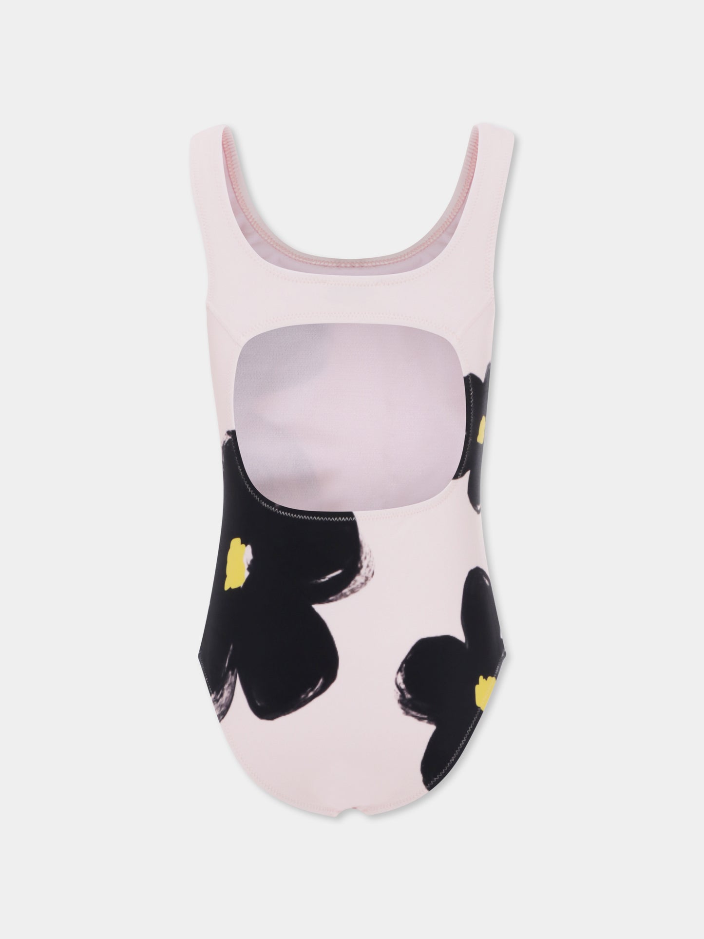 Costume interno rosa per bambina con fiori all over,Marc Jacobs,W60525 475