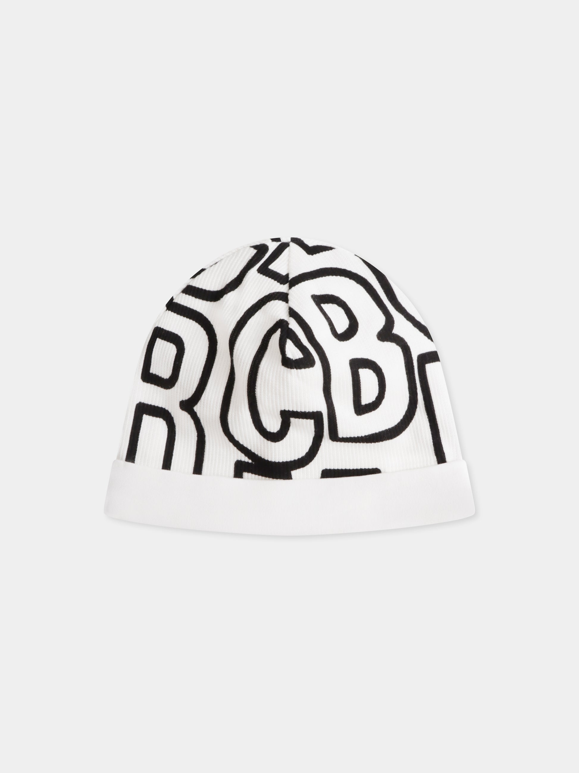 Set tutina avorio per neonati con logo all over,Marc Jacobs,W60554 126