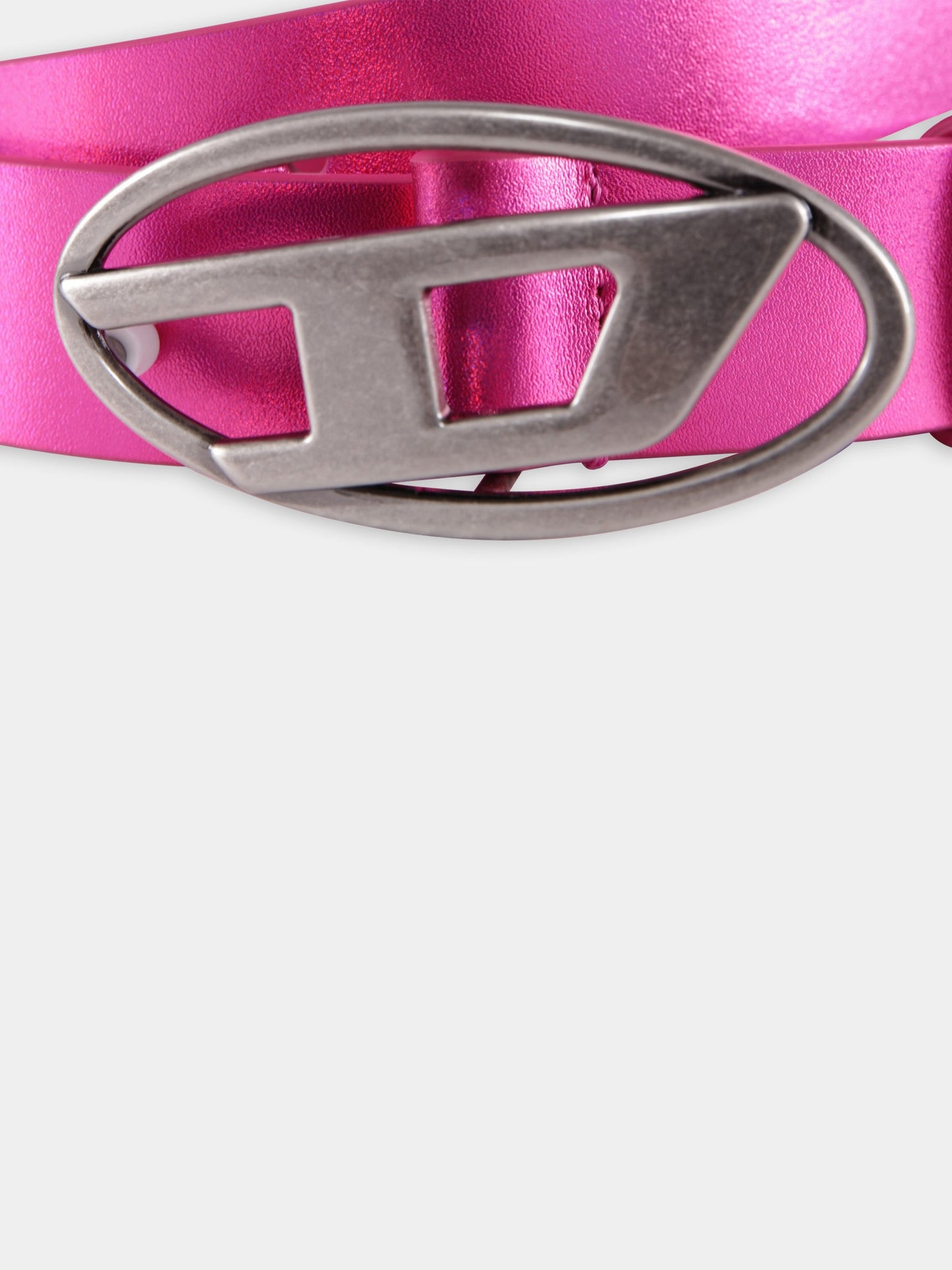 Cintura fucsia per bambina con logo,Diesel,J01226 KXBLR K35A