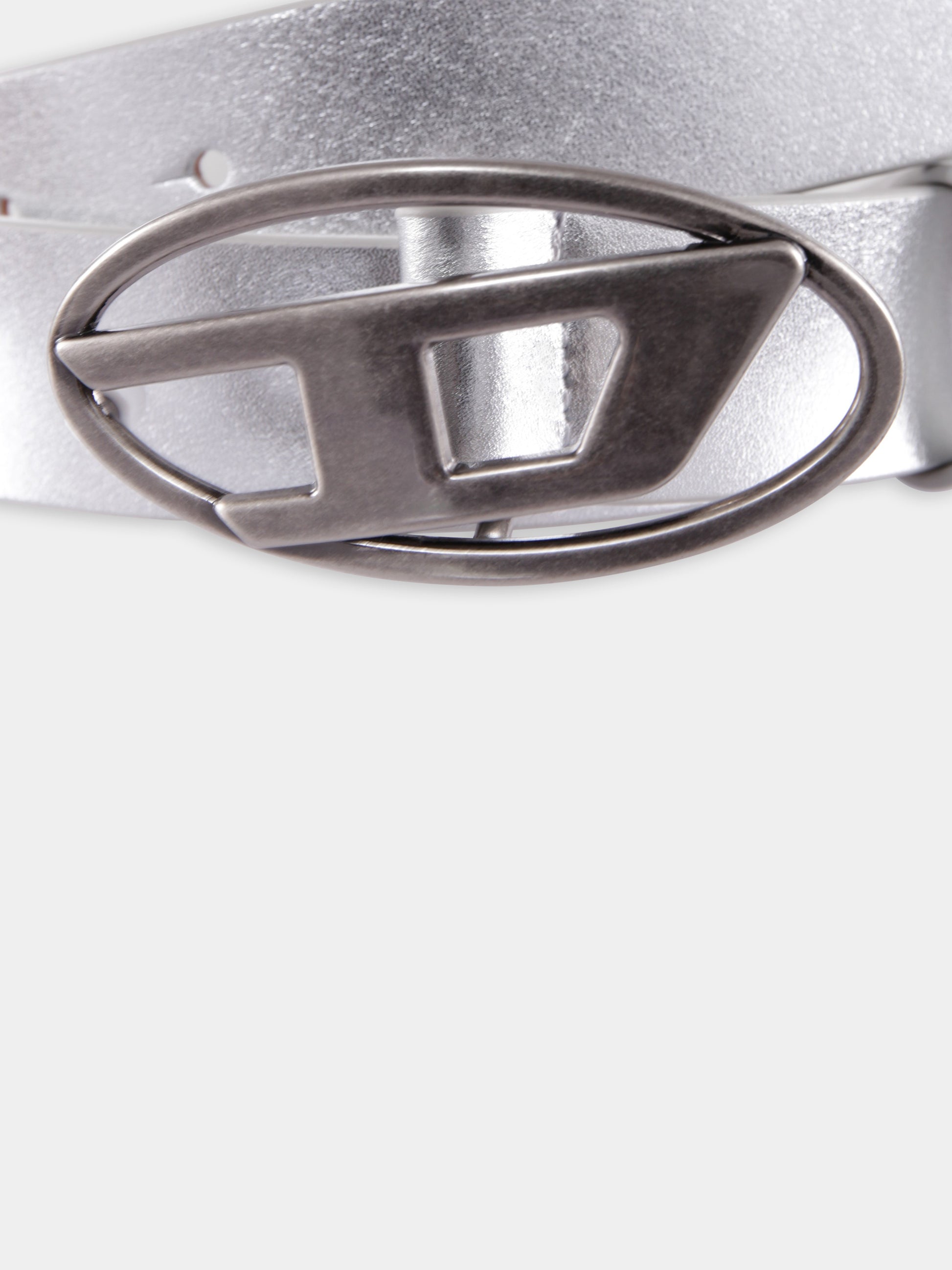 Cintura argento per bambino con logo,Diesel,J01226 KXBLR K83I