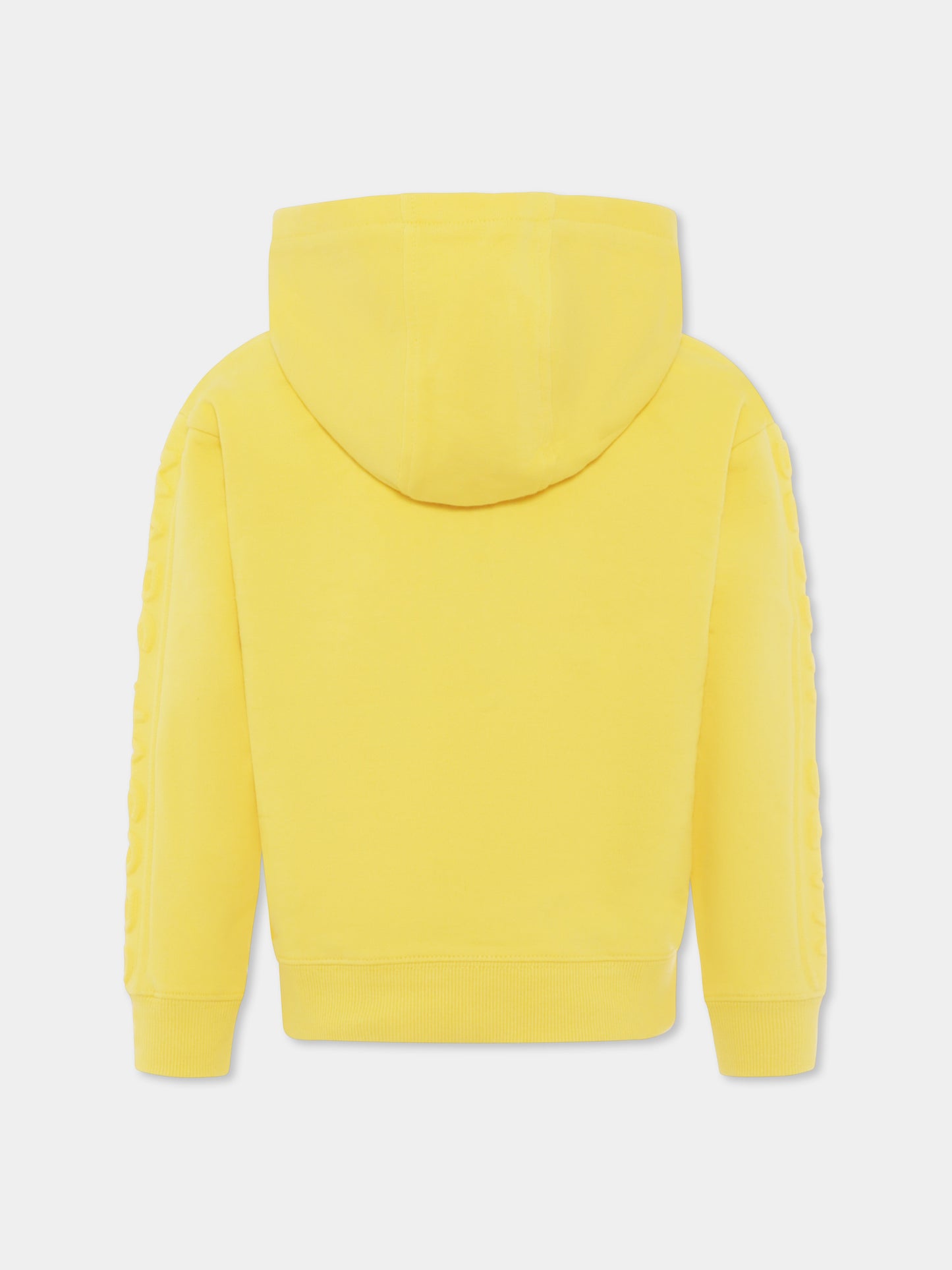 Felpa gialla per bambini con logo,Marc Jacobs,W60034 577