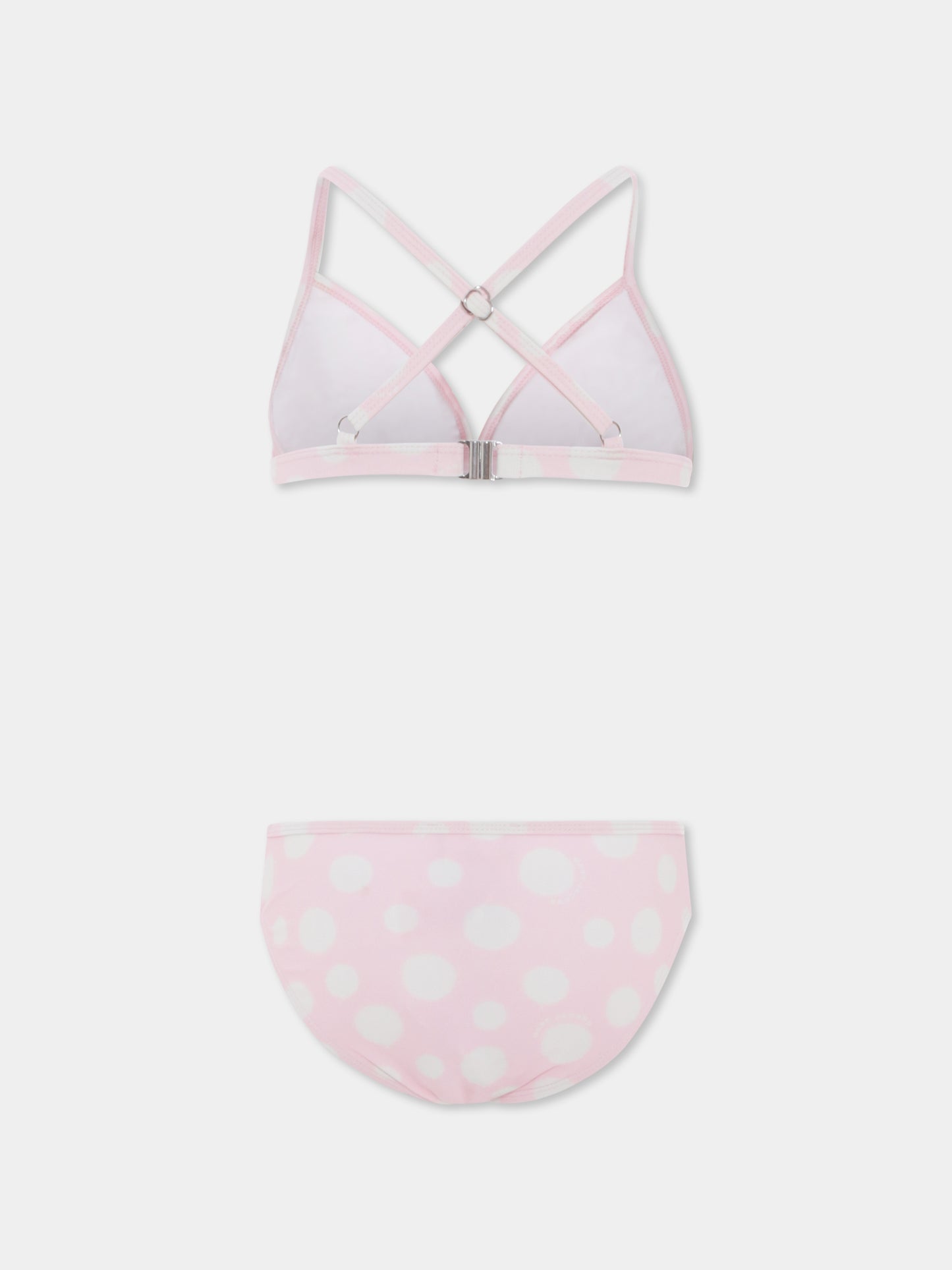 Bikini rosa per bambina con pois all over,Marc Jacobs,W60057 45T
