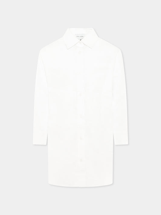 Vestito bianco per bambina con logo,Marc Jacobs,W60175 10P