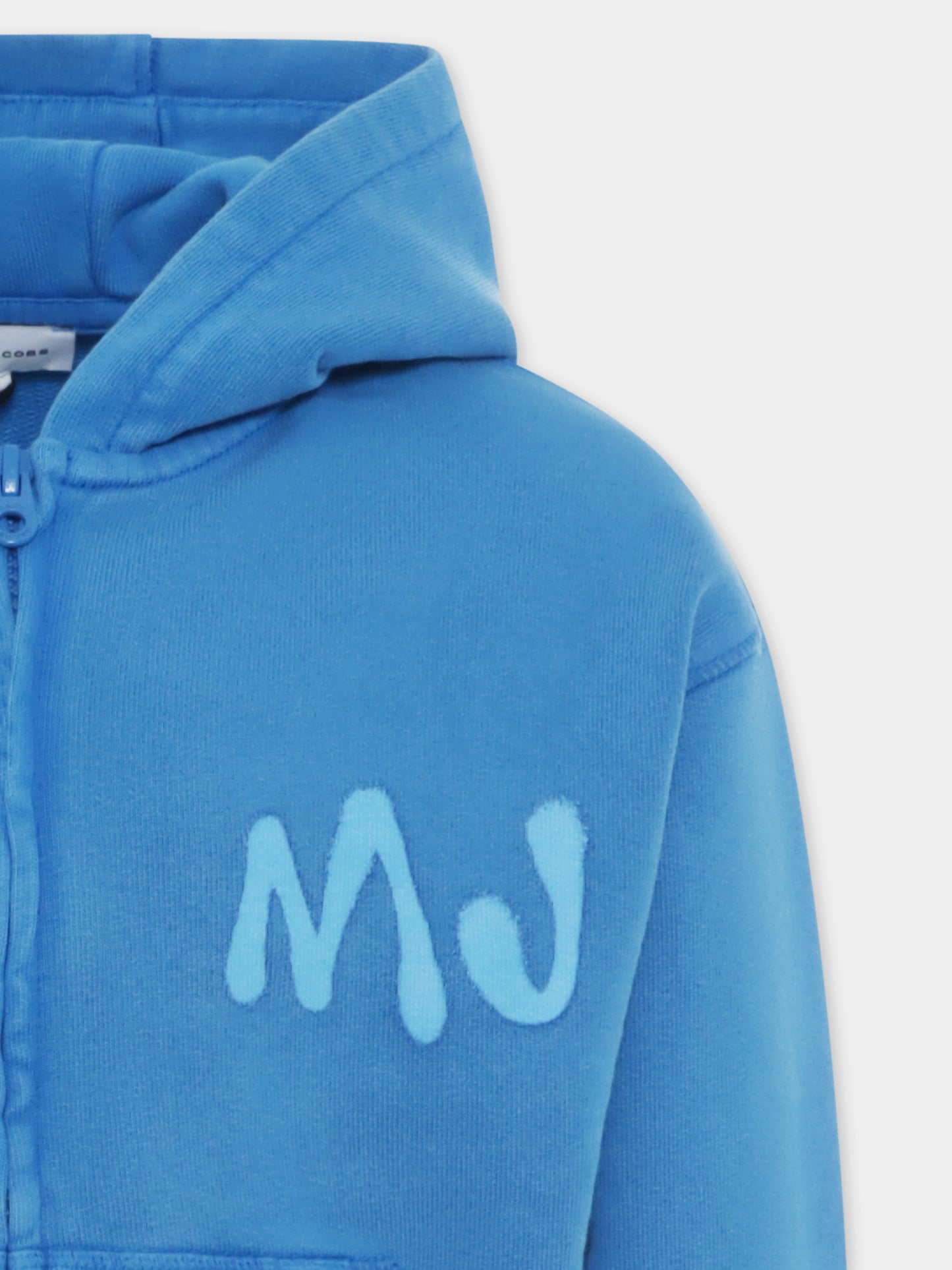Felpa azzurra per bambino con logo,Marc Jacobs,W60215 873