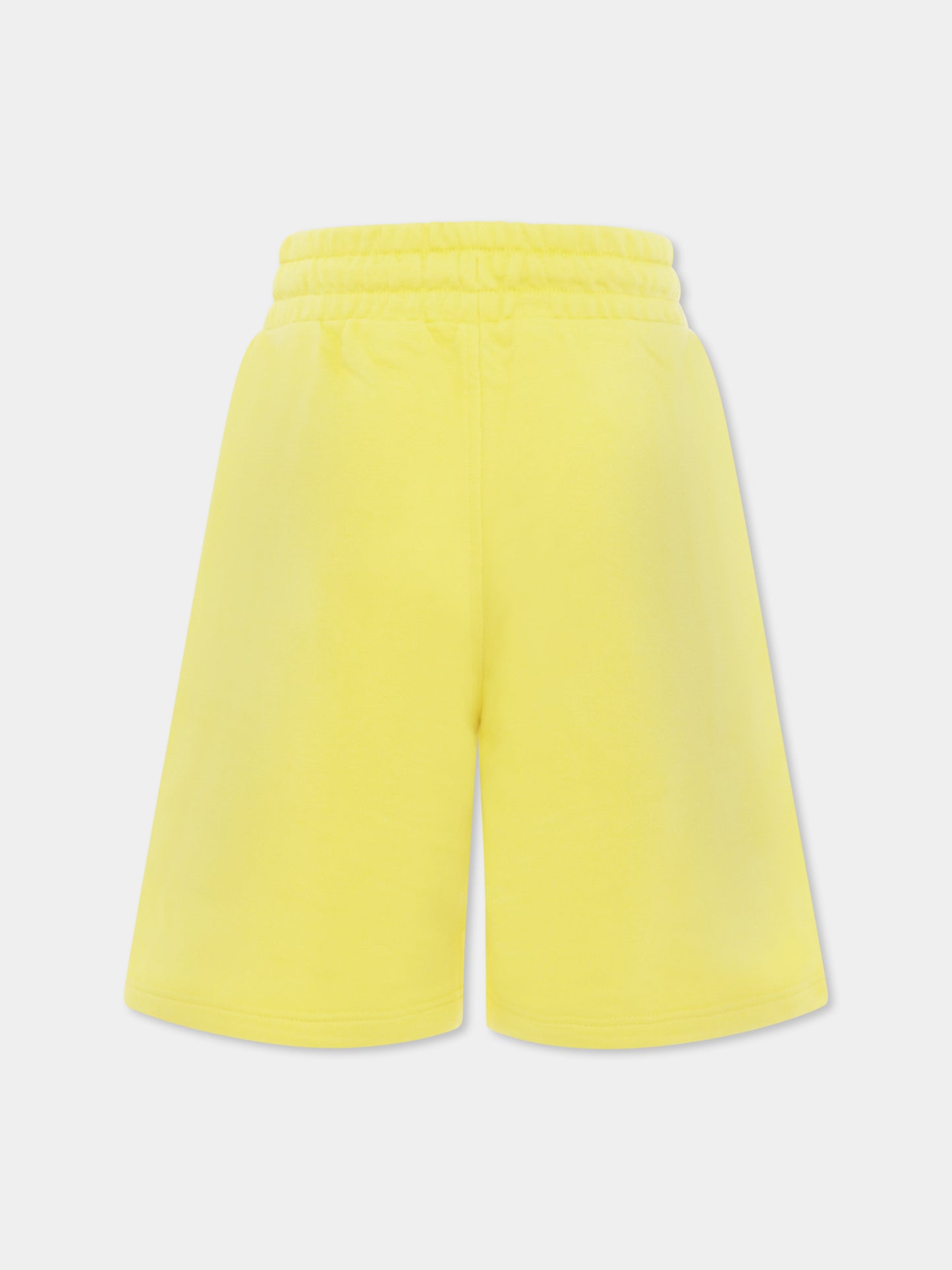 Shorts gialli per bambino con logo,Boss,J50680 508