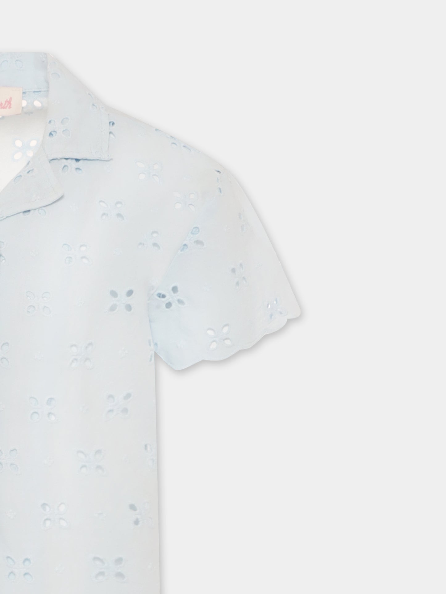 Light blue shirt for girl