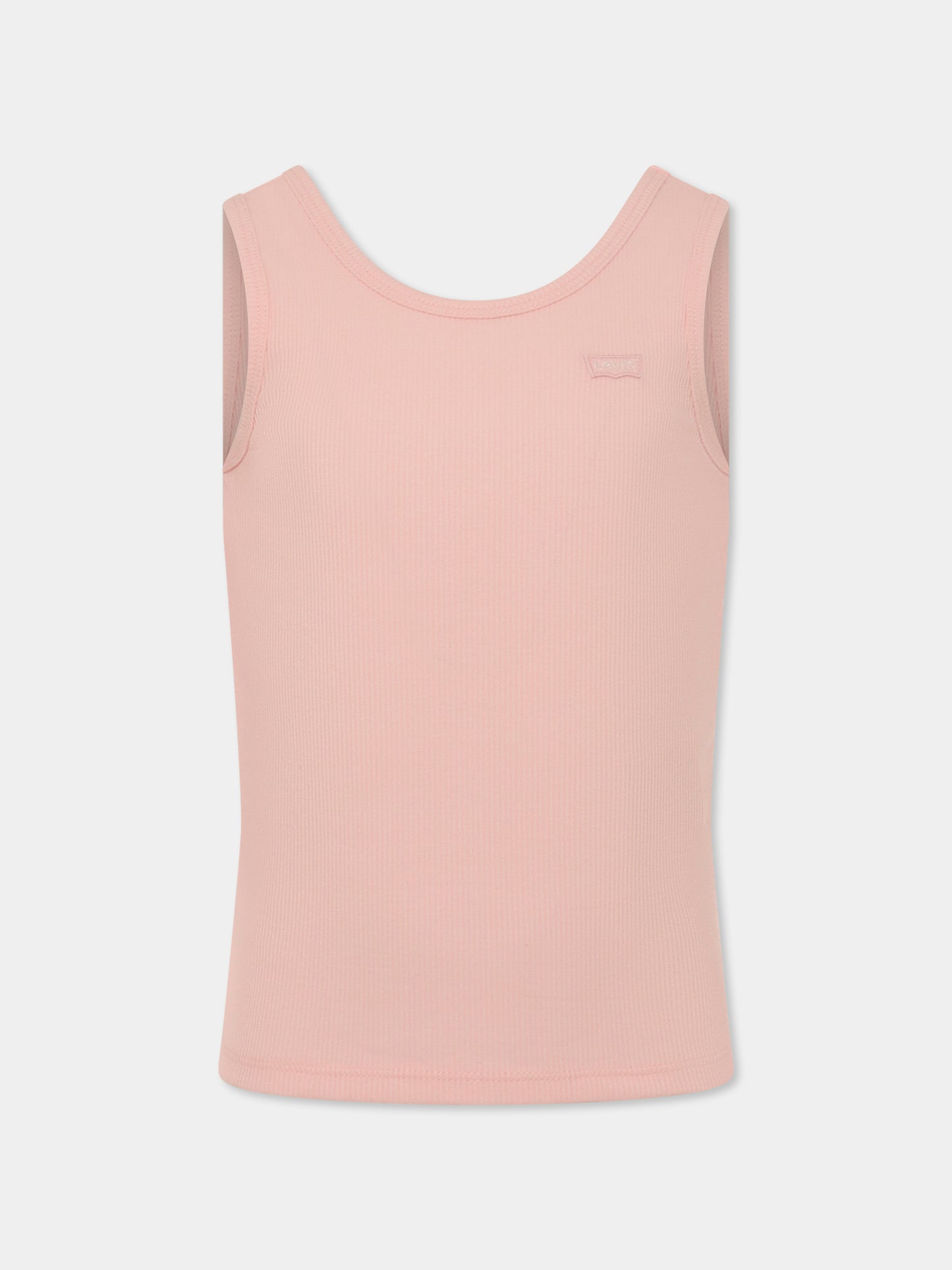 Top rosa per bambina con logo,Levi's Kids,3EK116 AGX