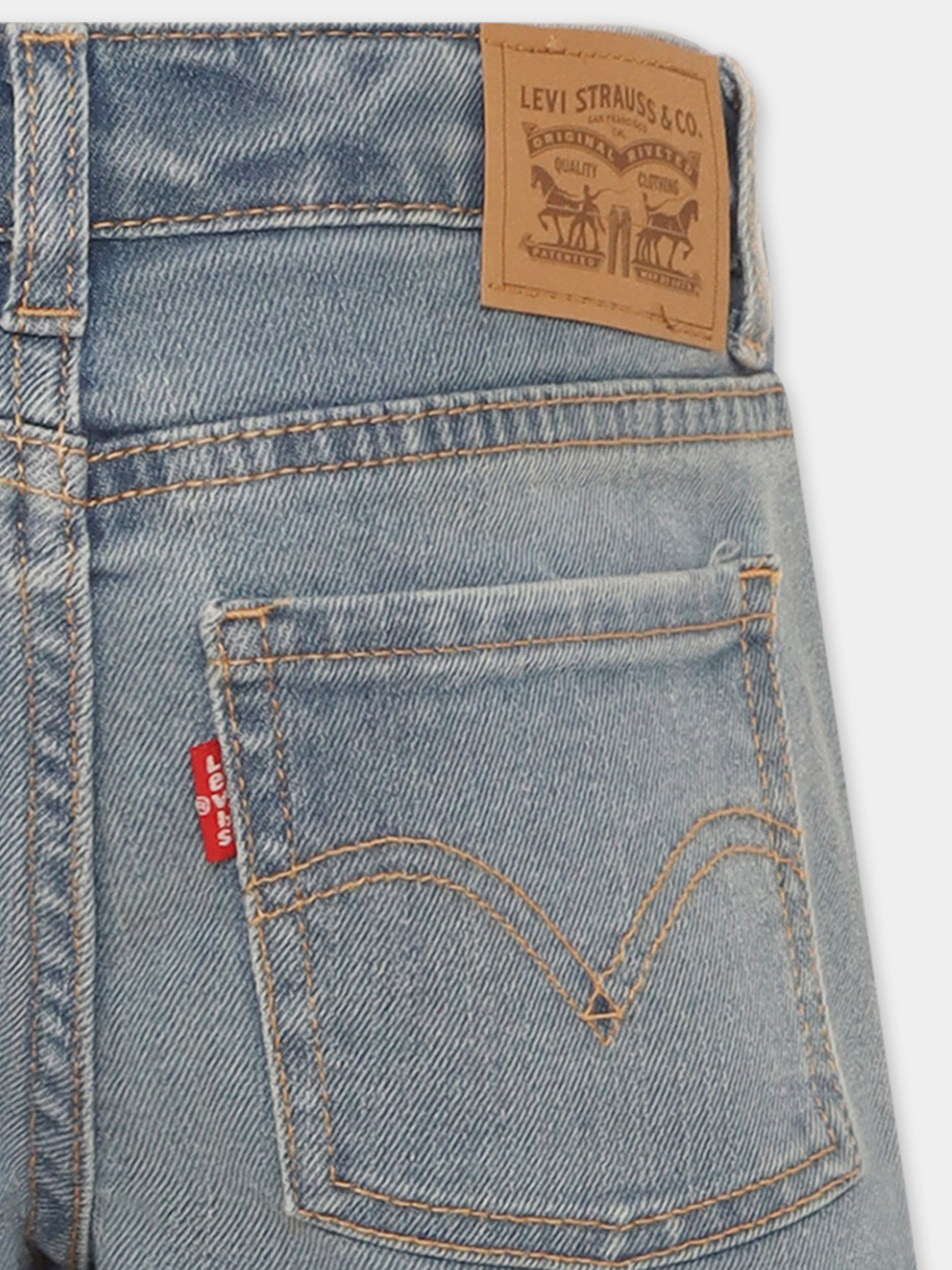 Shorts denim per bambina,Levi's Kids,3EH272 MEQ