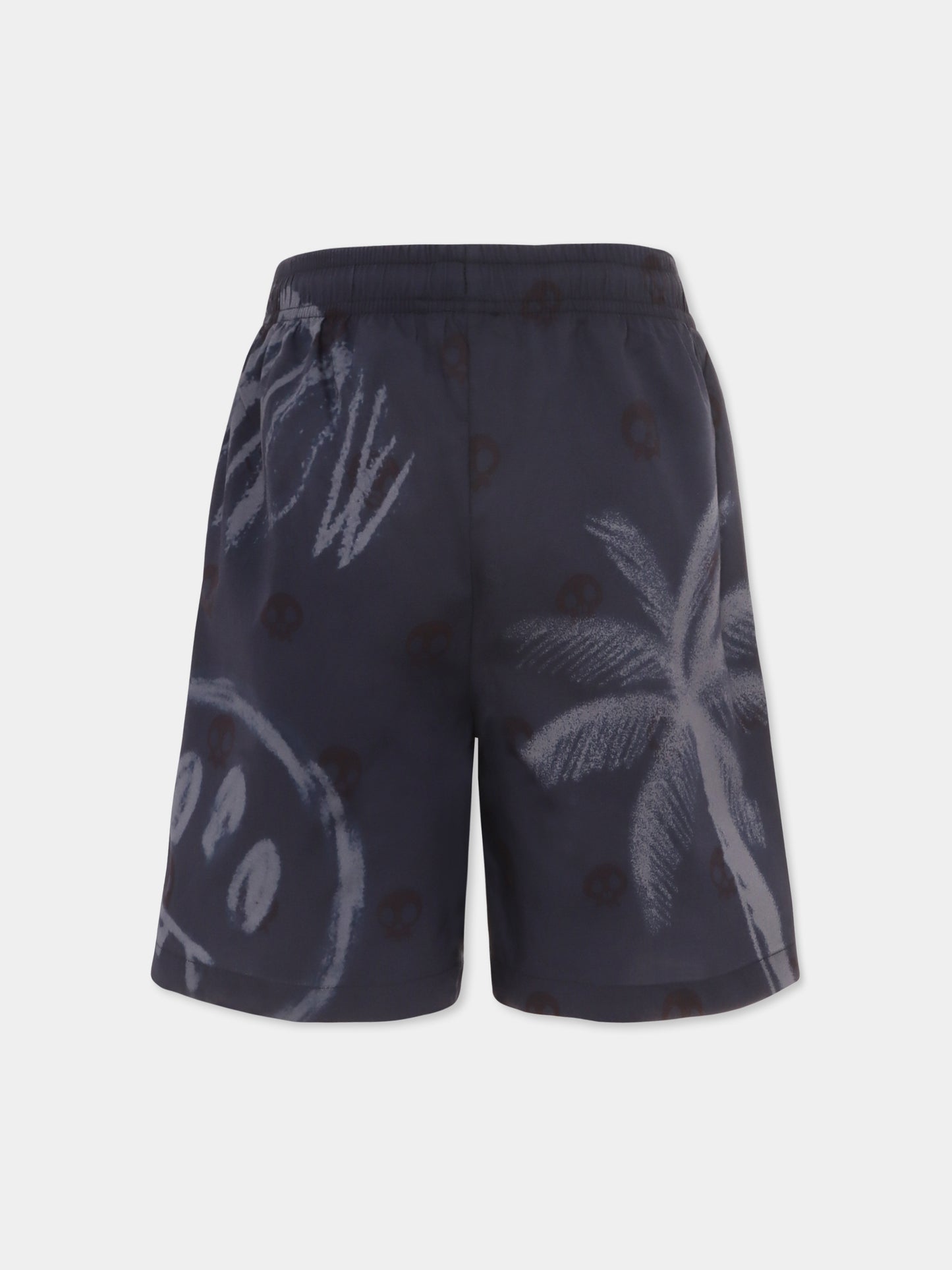 Blue shorts for kids with smiley