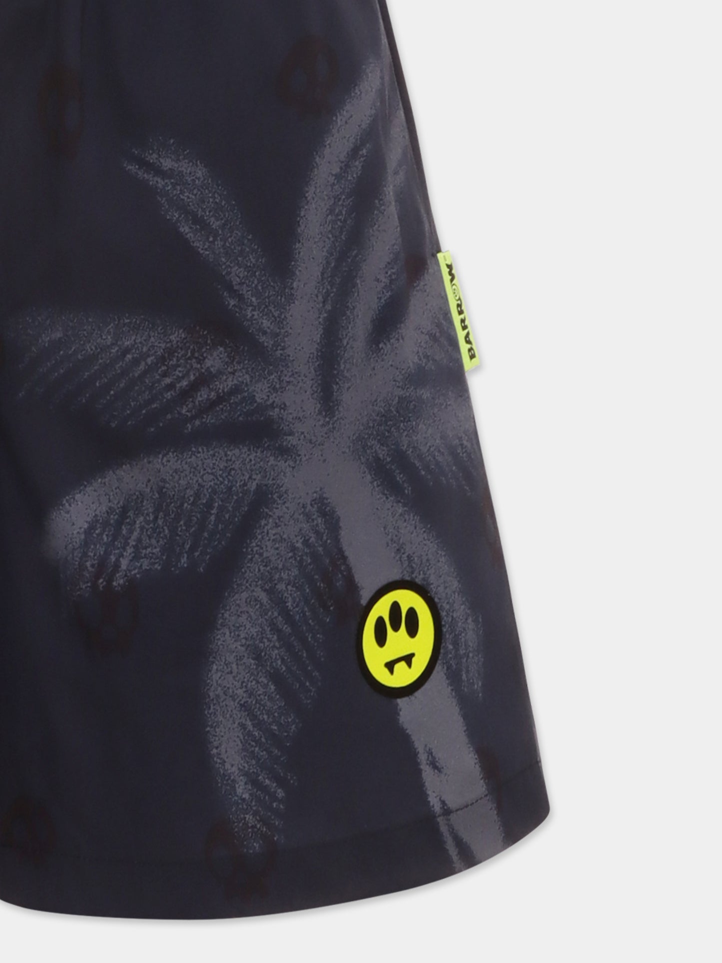 Blue shorts for kids with smiley