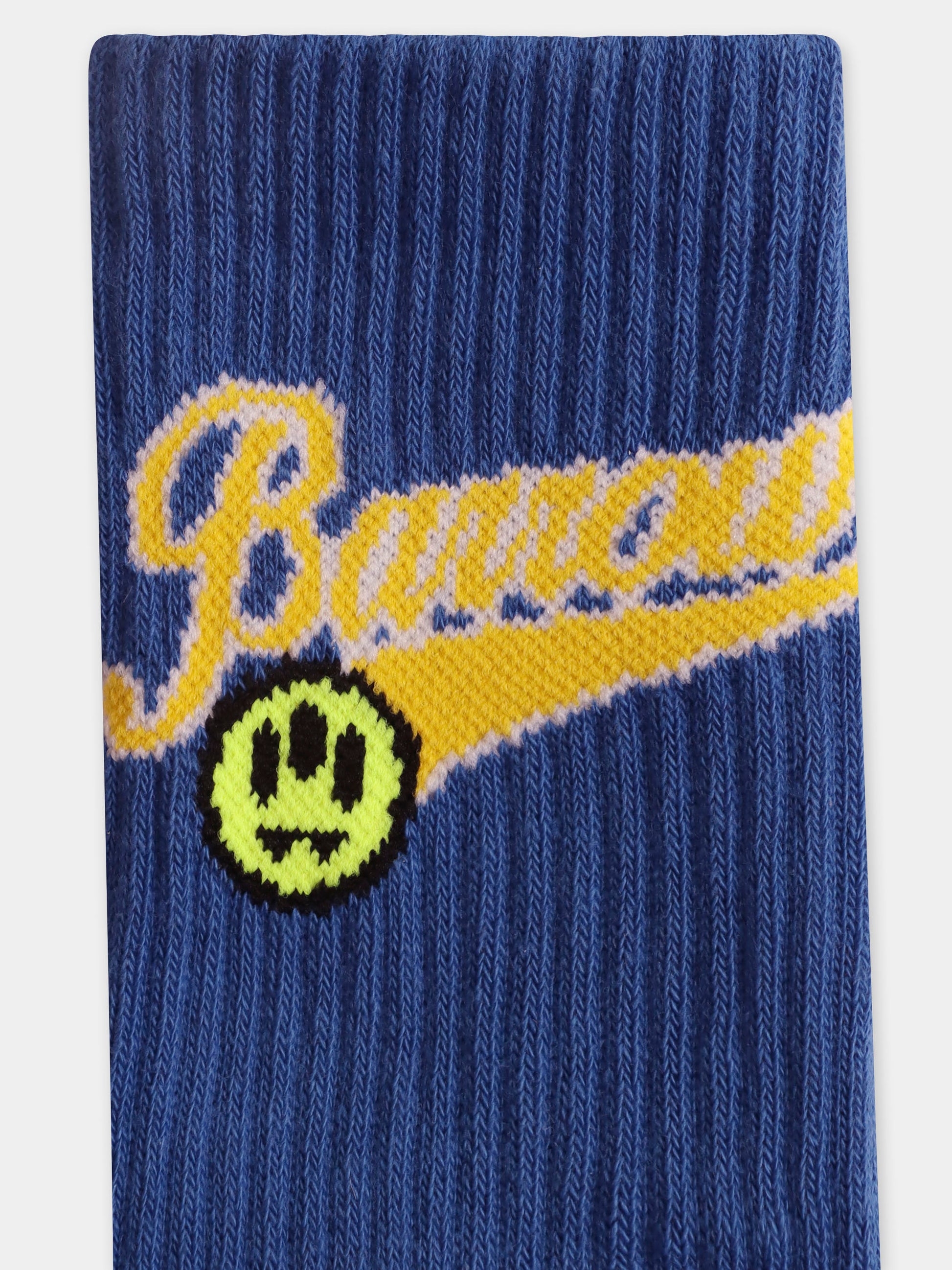 Calze blu per bambini con logo,Barrow,S5BKJUSO043 BW013