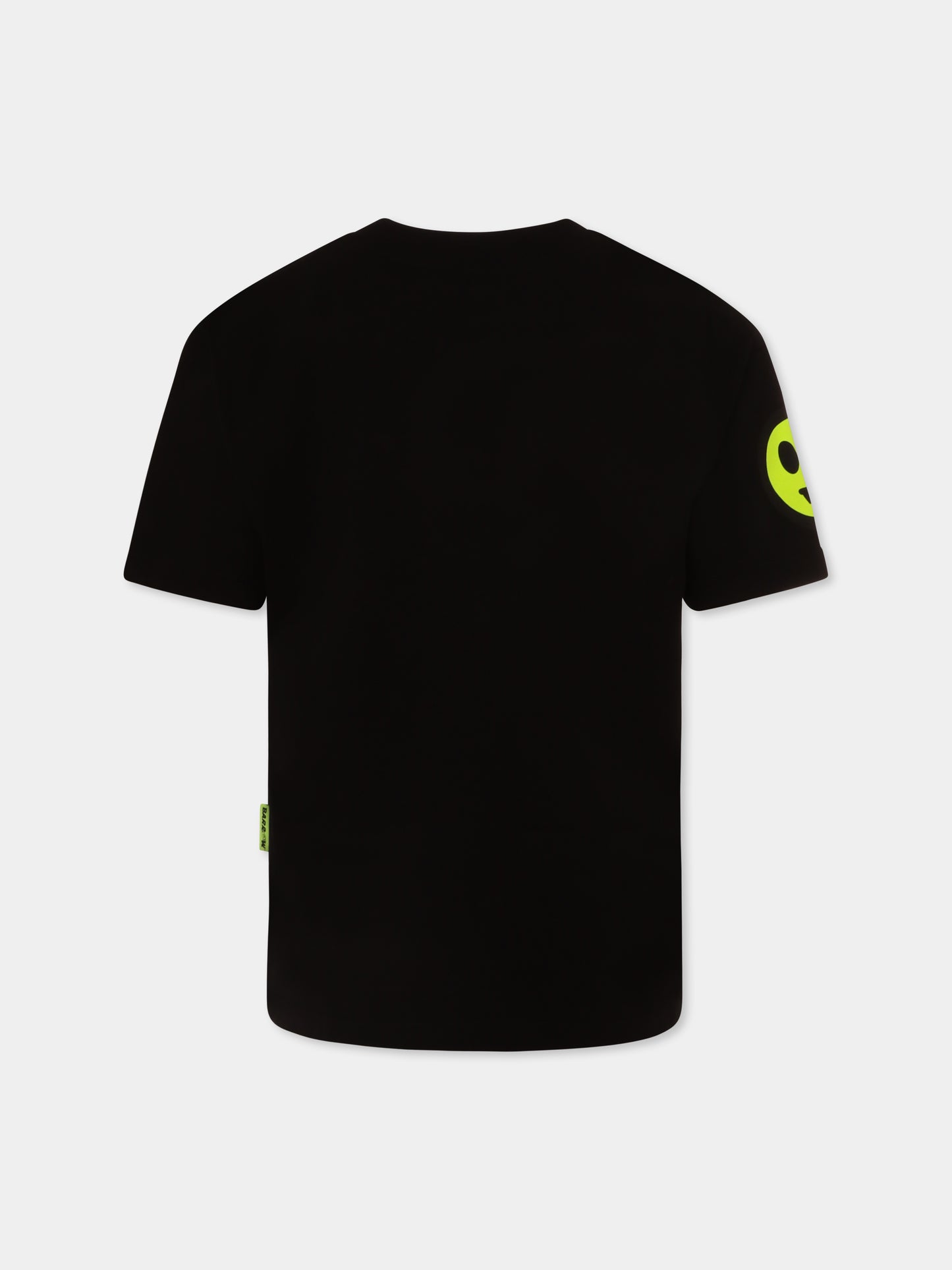 Black t-shirt for kids with logo