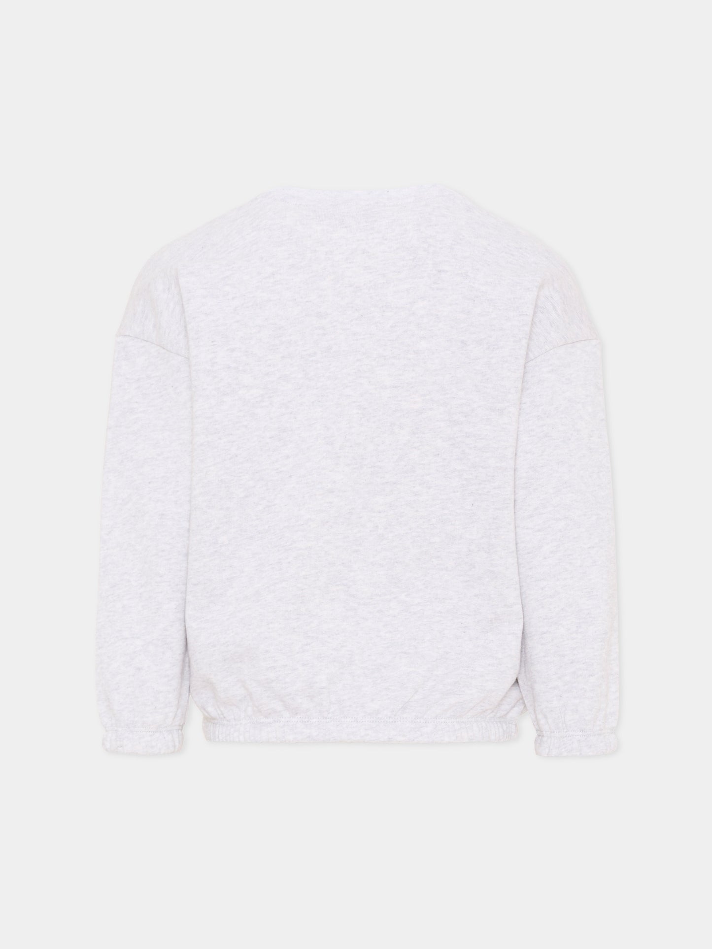 Felpa grigia per bambina con gatto,Mini Rodini,2612011794