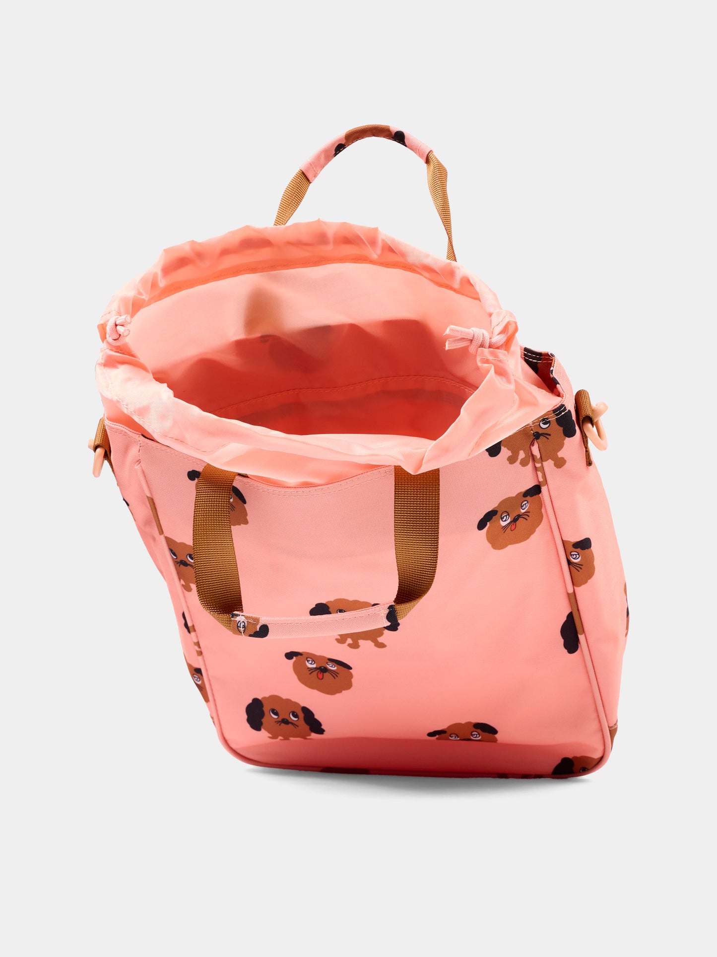 Borsa rosa per bambina con cagnolini,Mini Rodini,2616010628