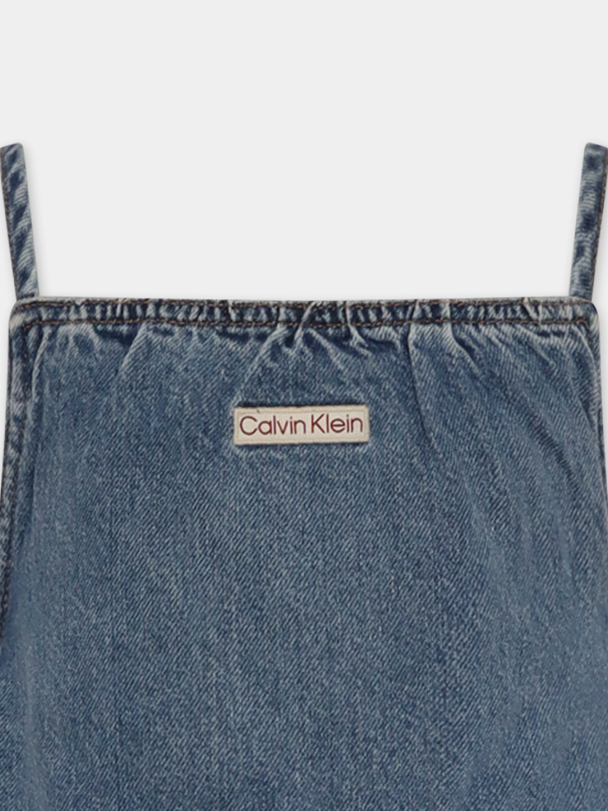 Vestito denim per bambina,Calvin Klein Kids,25S CKIG0IG02911J IG0IG02911 1A4