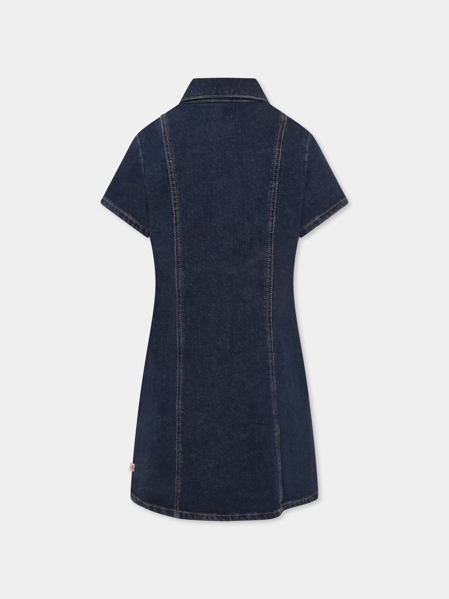 Vestito denim per bambina,Calvin Klein Kids,24F CKIG0IG02716J IG0IG02716 1BJ