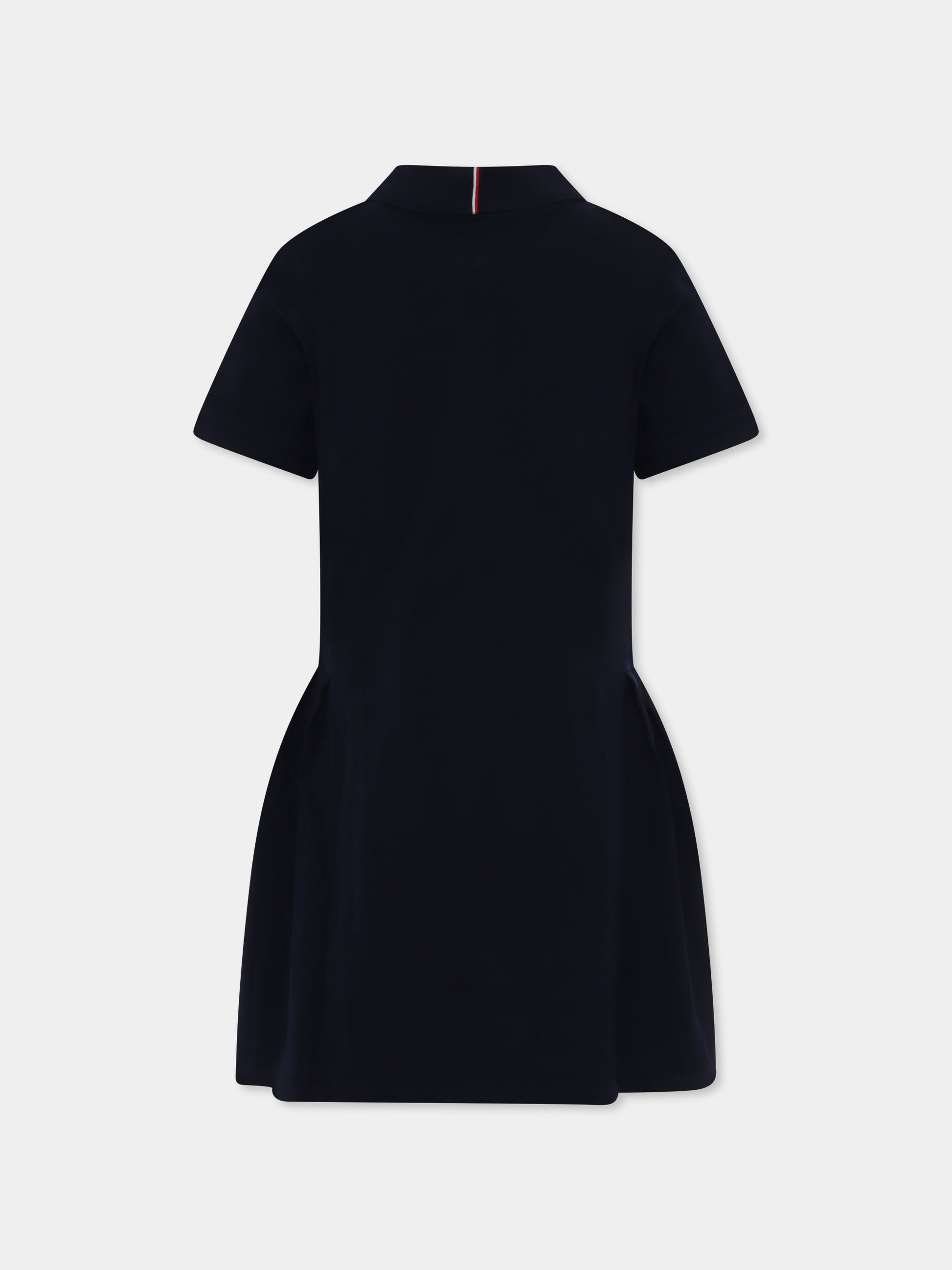 Vestito blu per bambina con bandierina,Tommy Hilfiger Junior,24F THKG0KG08342J KG0KG08342 C1G