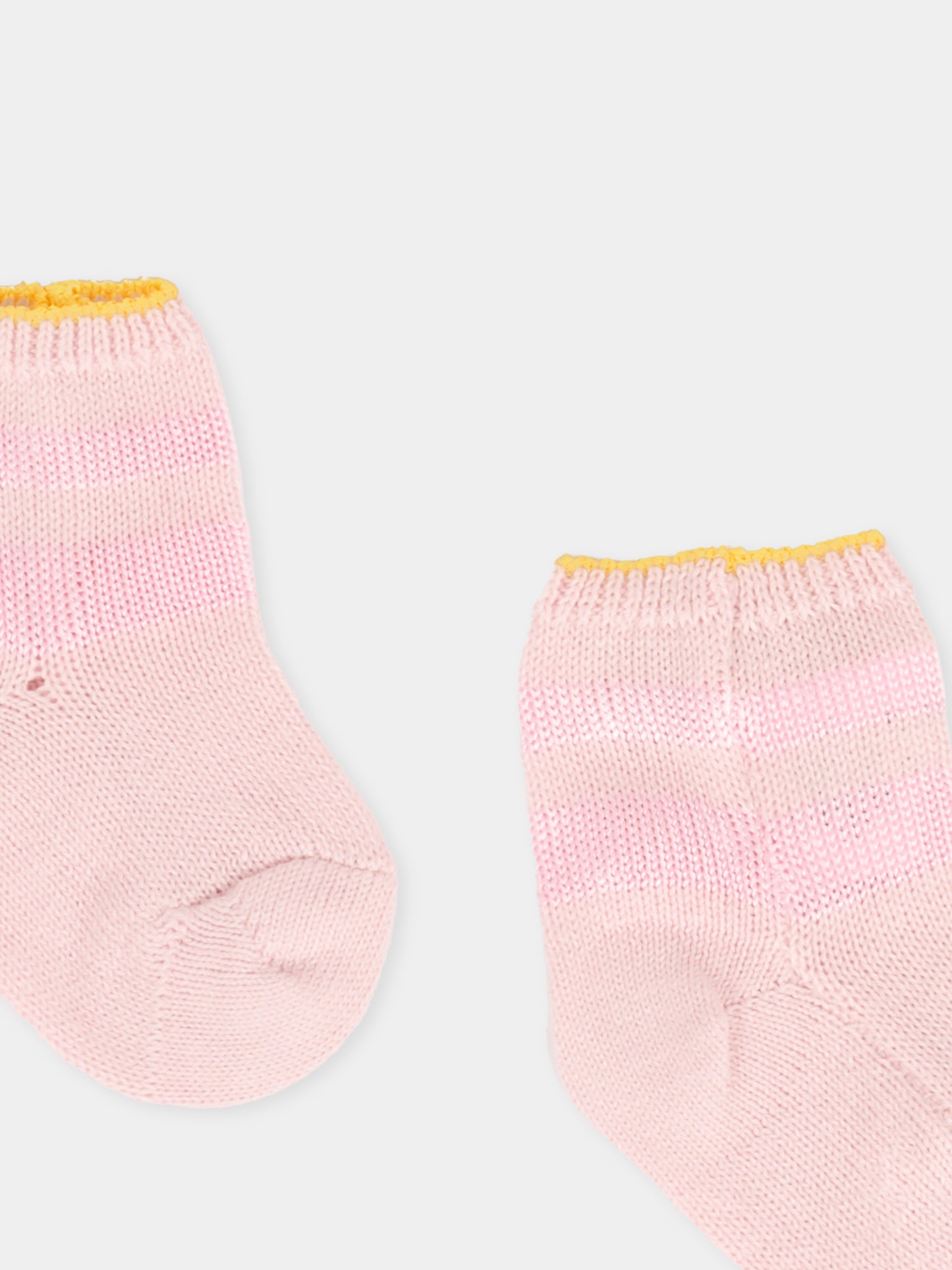 Calzini rosa per neonata,Gensami,CALZ-STR-CO BABY PINK