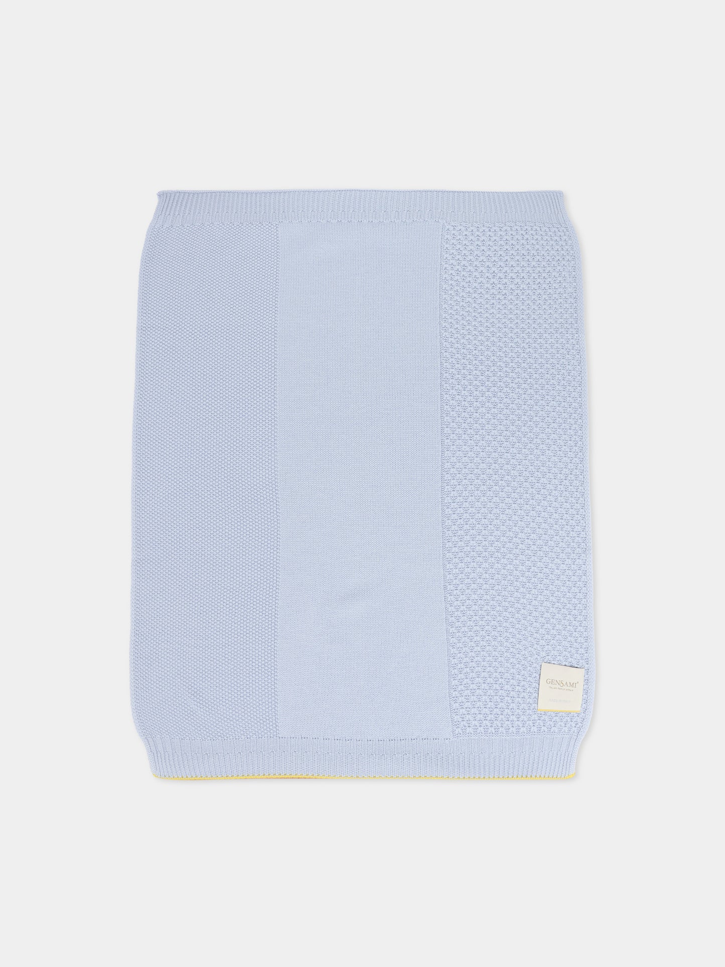 Coperta celeste per neonato,Gensami,COP-TRIPLA-WE SKY BLUE