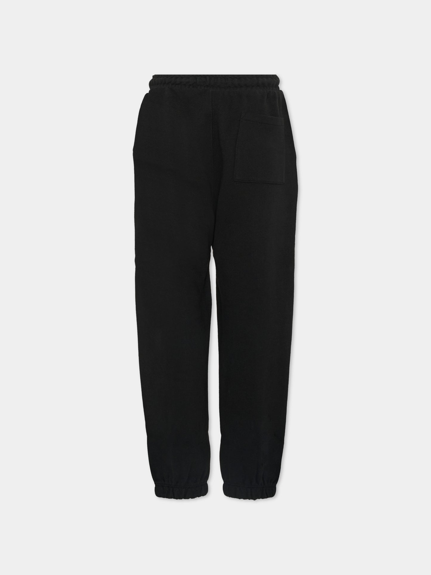 Pantaloni neri per bambino con logo,Calvin Klein Kids,IB0IB02605 BEH