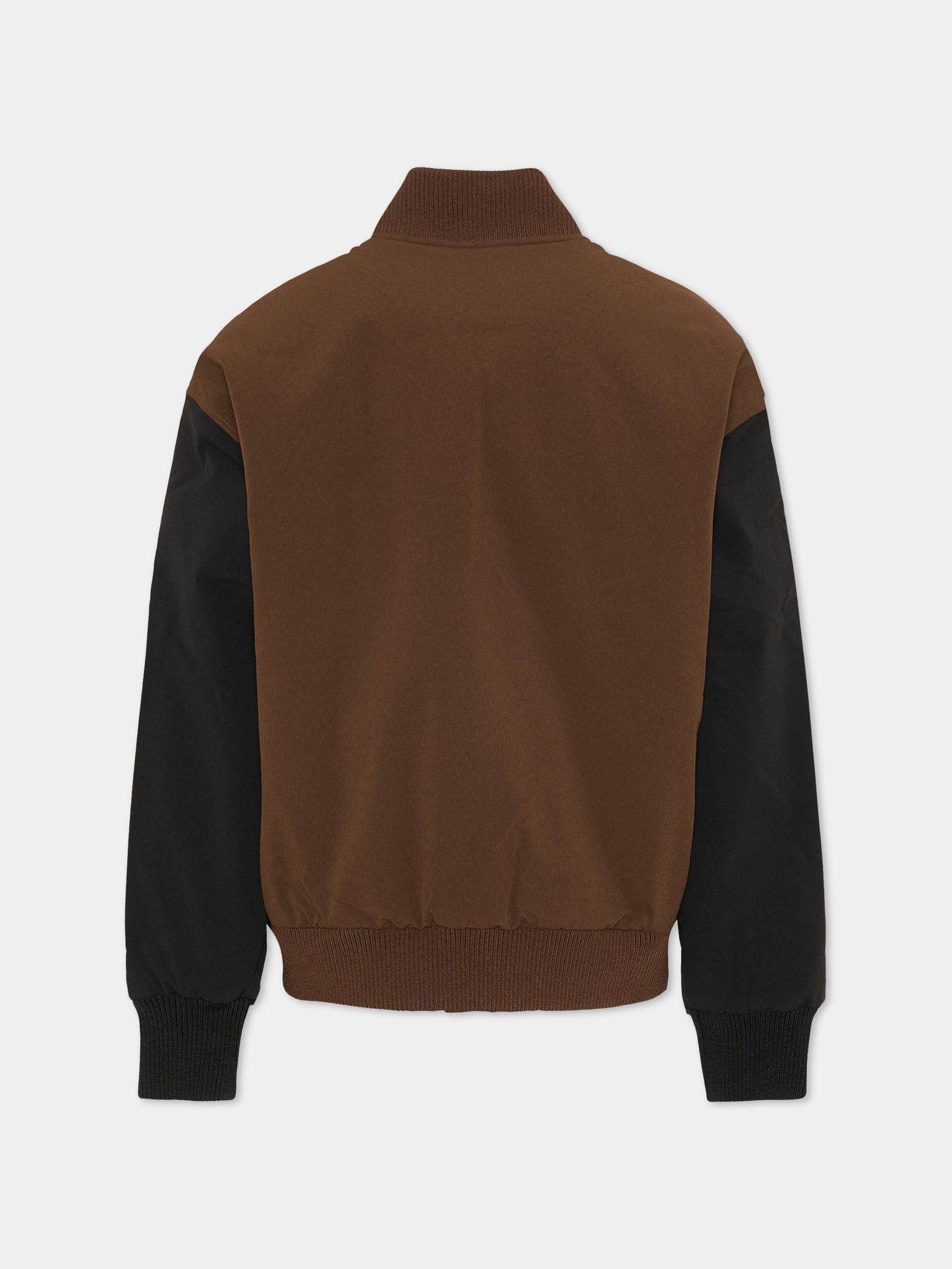 Bomber marrone per bambino con logo,Calvin Klein Kids,IB0IB02629 GV0