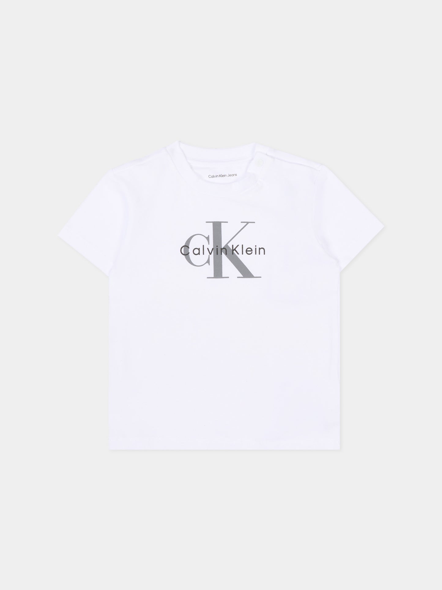 Completo sportivo nero per neonati con logo,Calvin Klein Kids,IN0IN00336 BEH