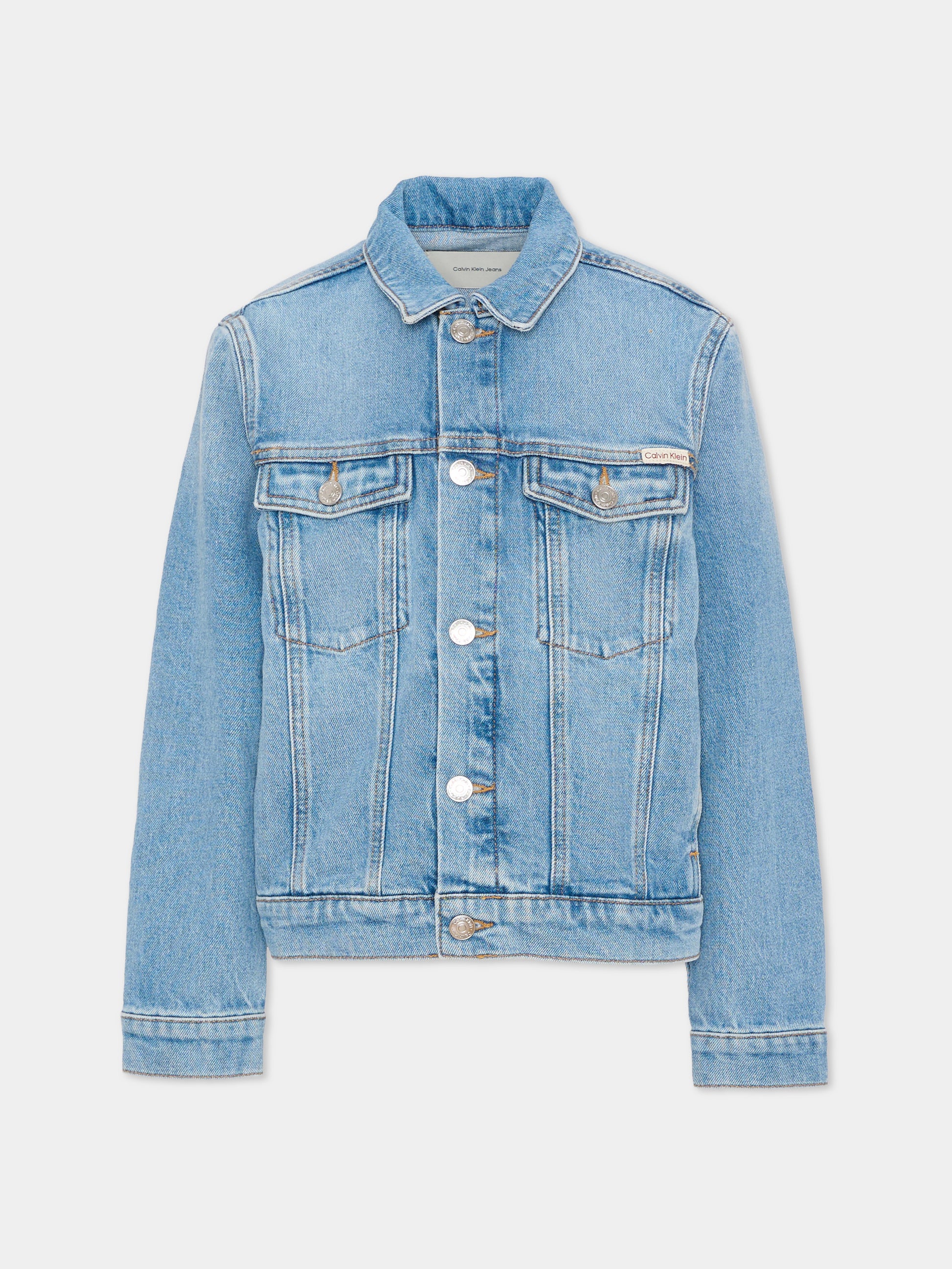 Giubbotto denim per bambini,Calvin Klein Kids,IU0IU00726 1AA