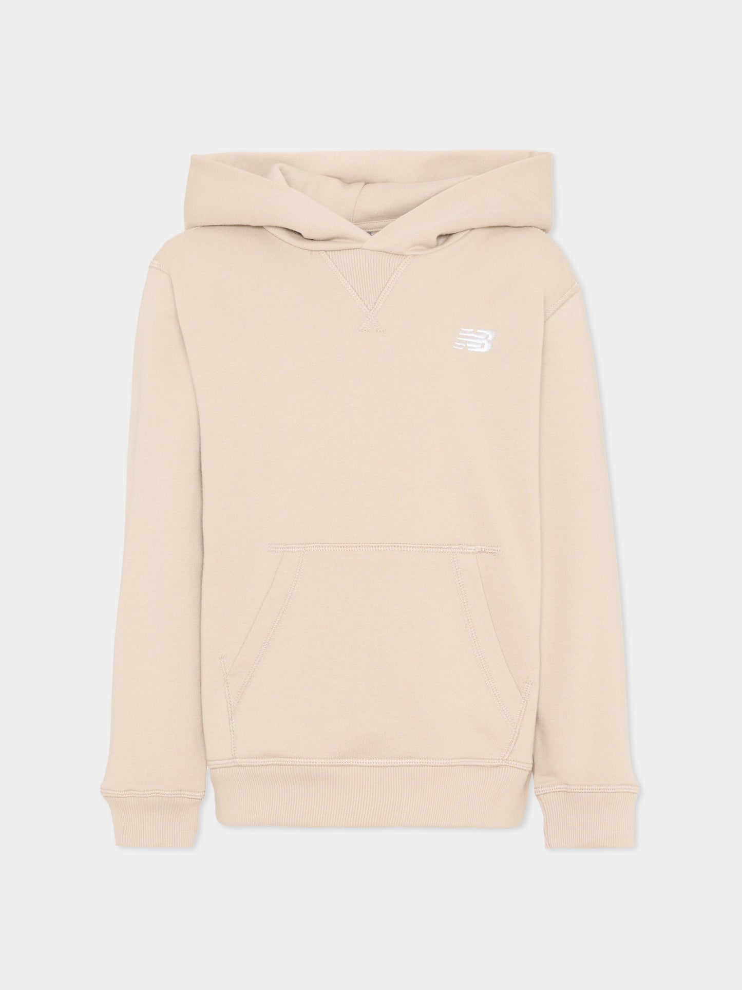 Felpa beige per bambini con logo,New Balance,LAKB0056 TWF