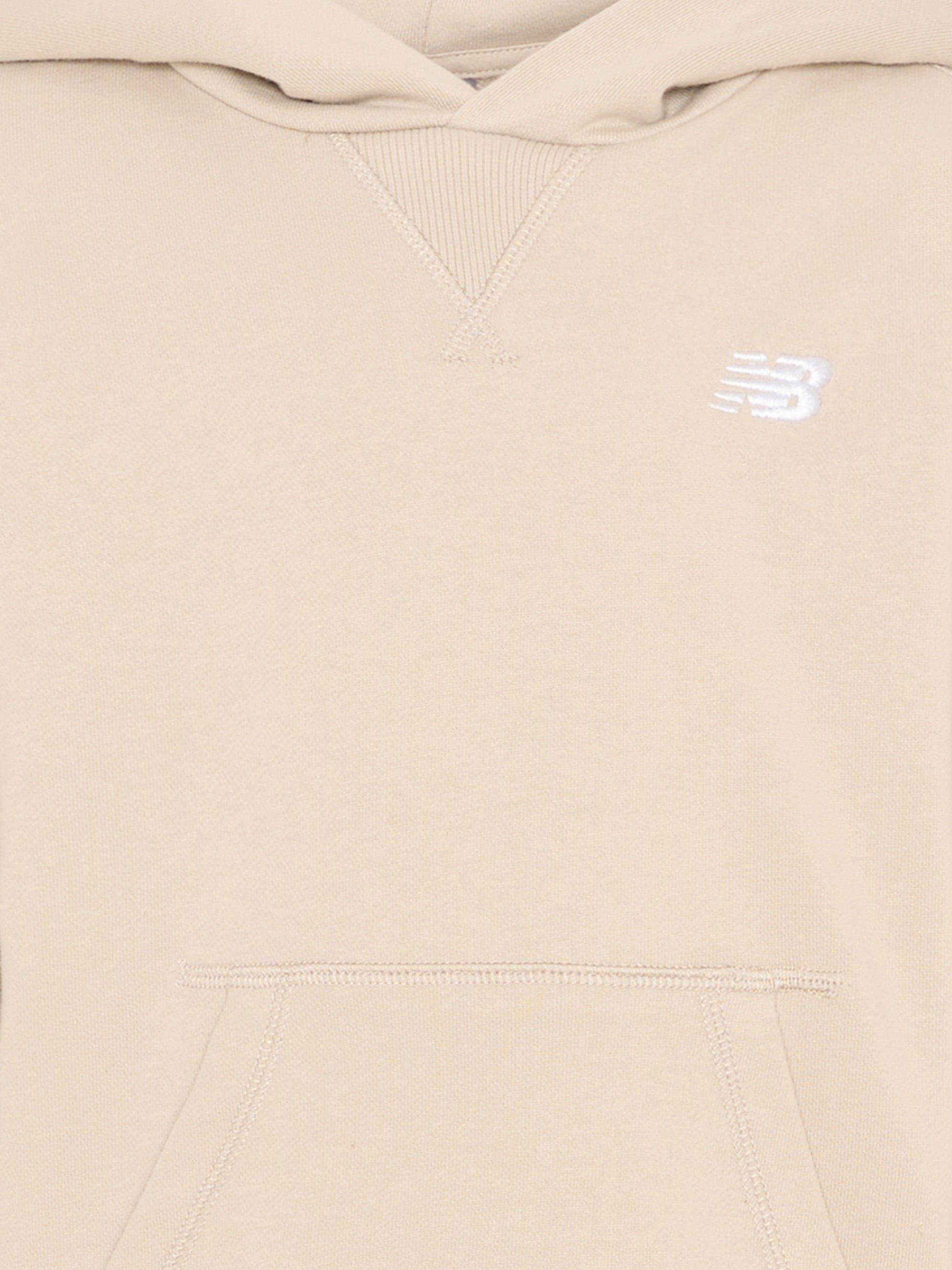 Felpa beige per bambini con logo,New Balance,LAKB0056 TWF