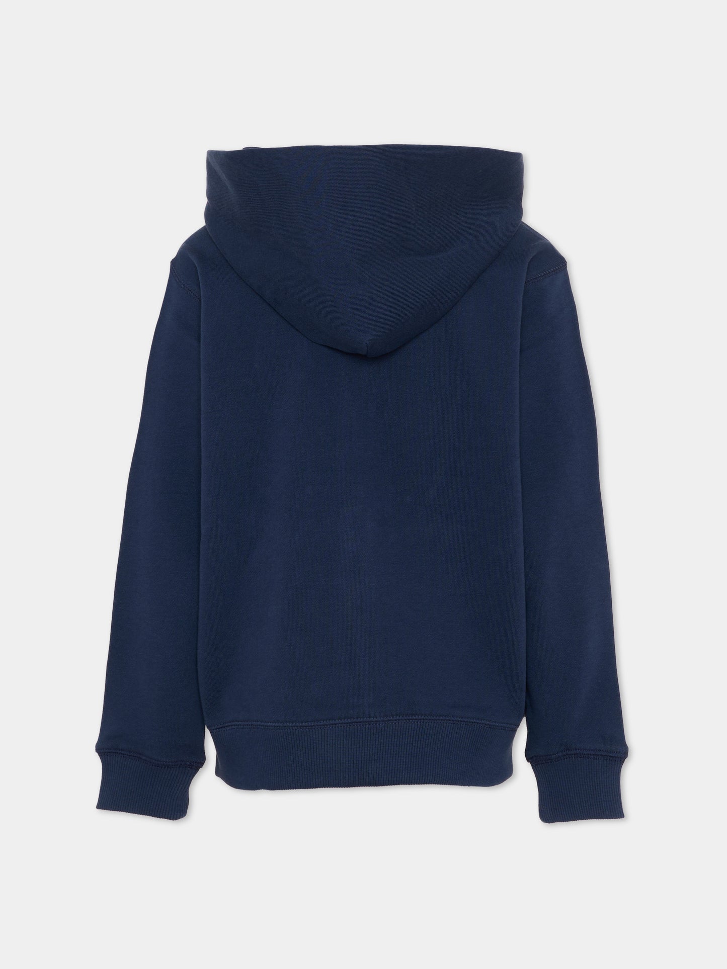 Felpa blu per bambini con logo,New Balance,LAKB0057 NNY