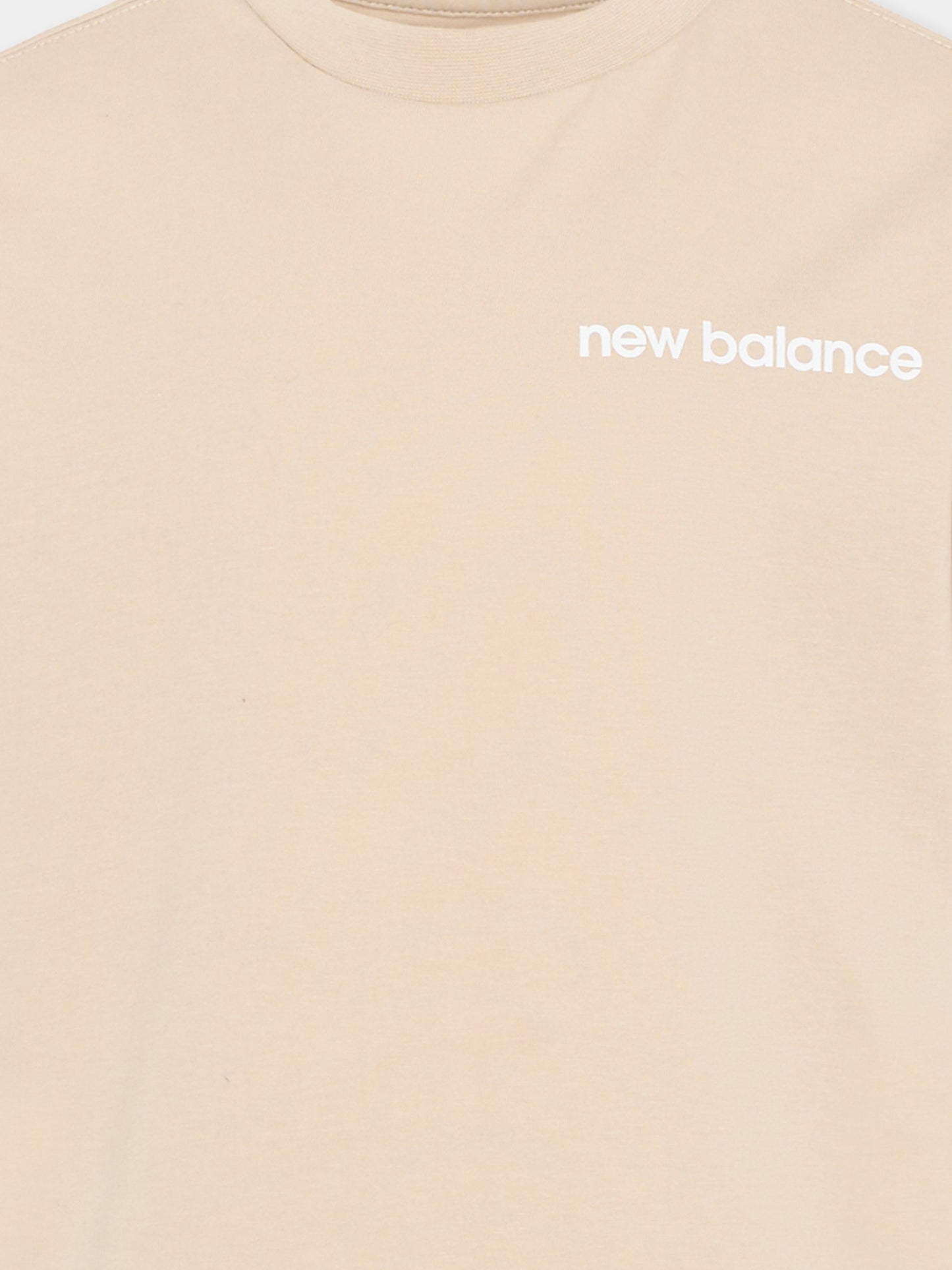 T-shirt beige per bambino con stampa 574,New Balance,YT61703B TWF