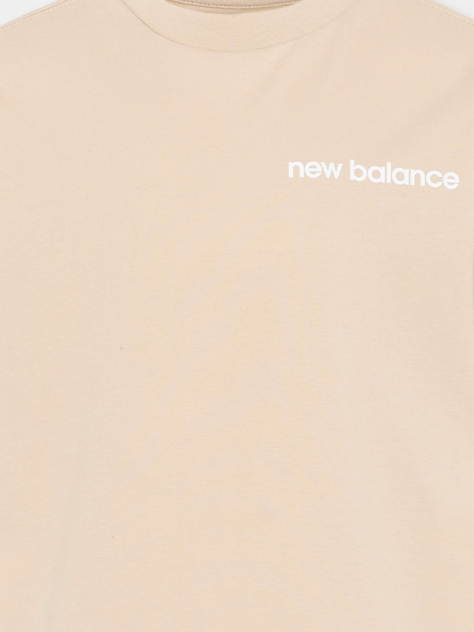 T-shirt beige per bambino con stampa 574,New Balance,YT61703B TWF