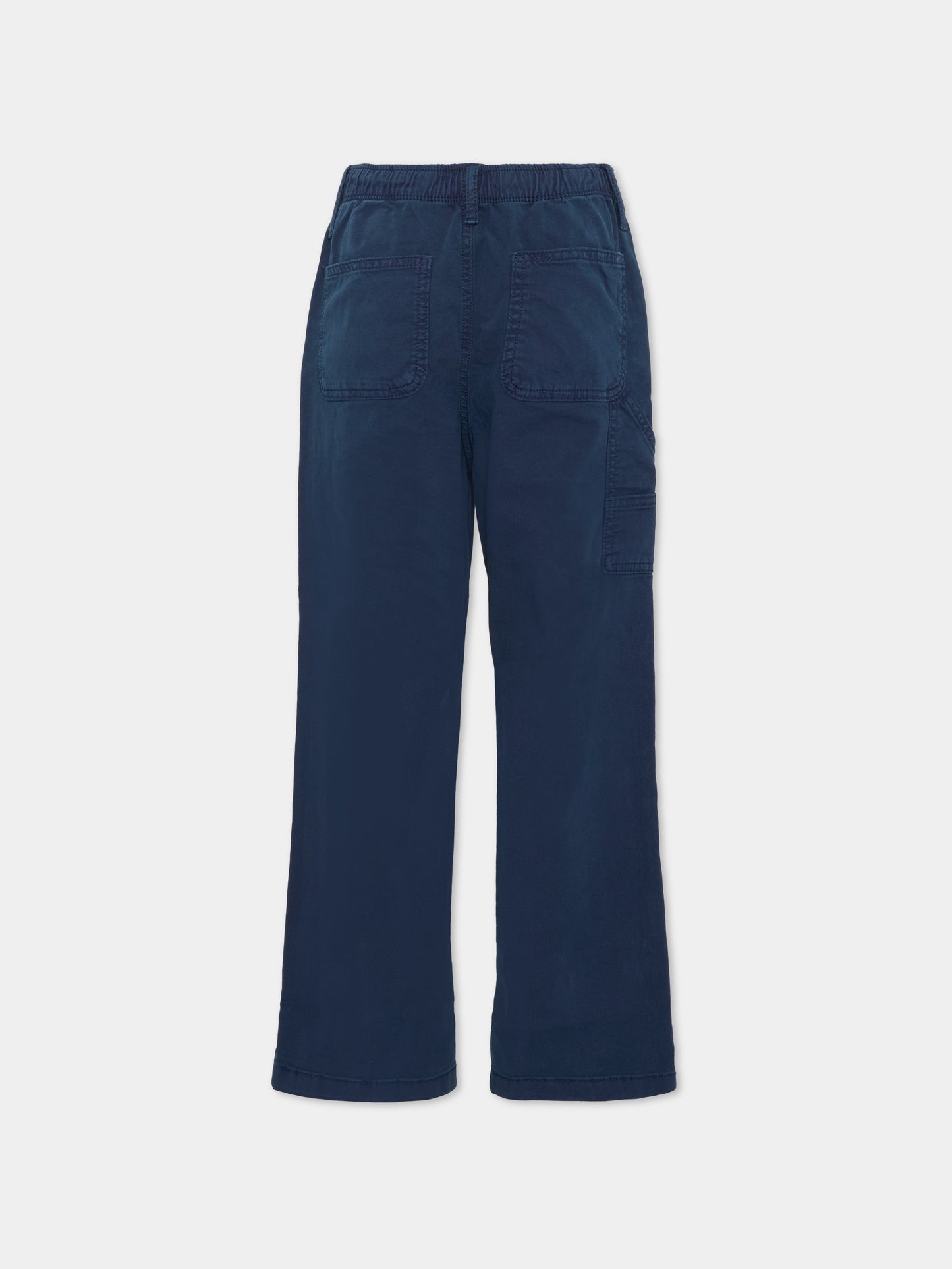 Pantalone blu per bambino con bandierina,Tommy Hilfiger Junior,KB0KB10048 C1G