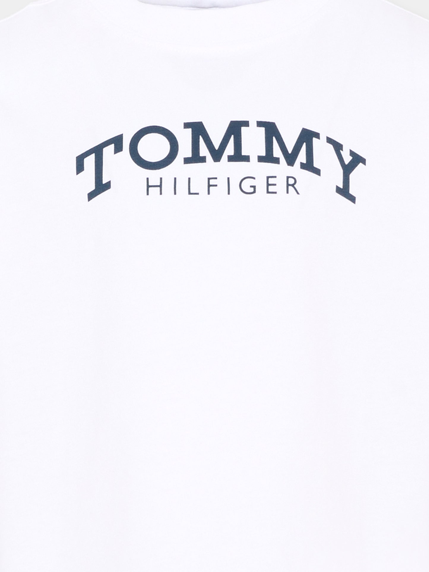 T-shirt bianca per bambini con logo,Tommy Hilfiger Junior,KB0KB10052 YBR