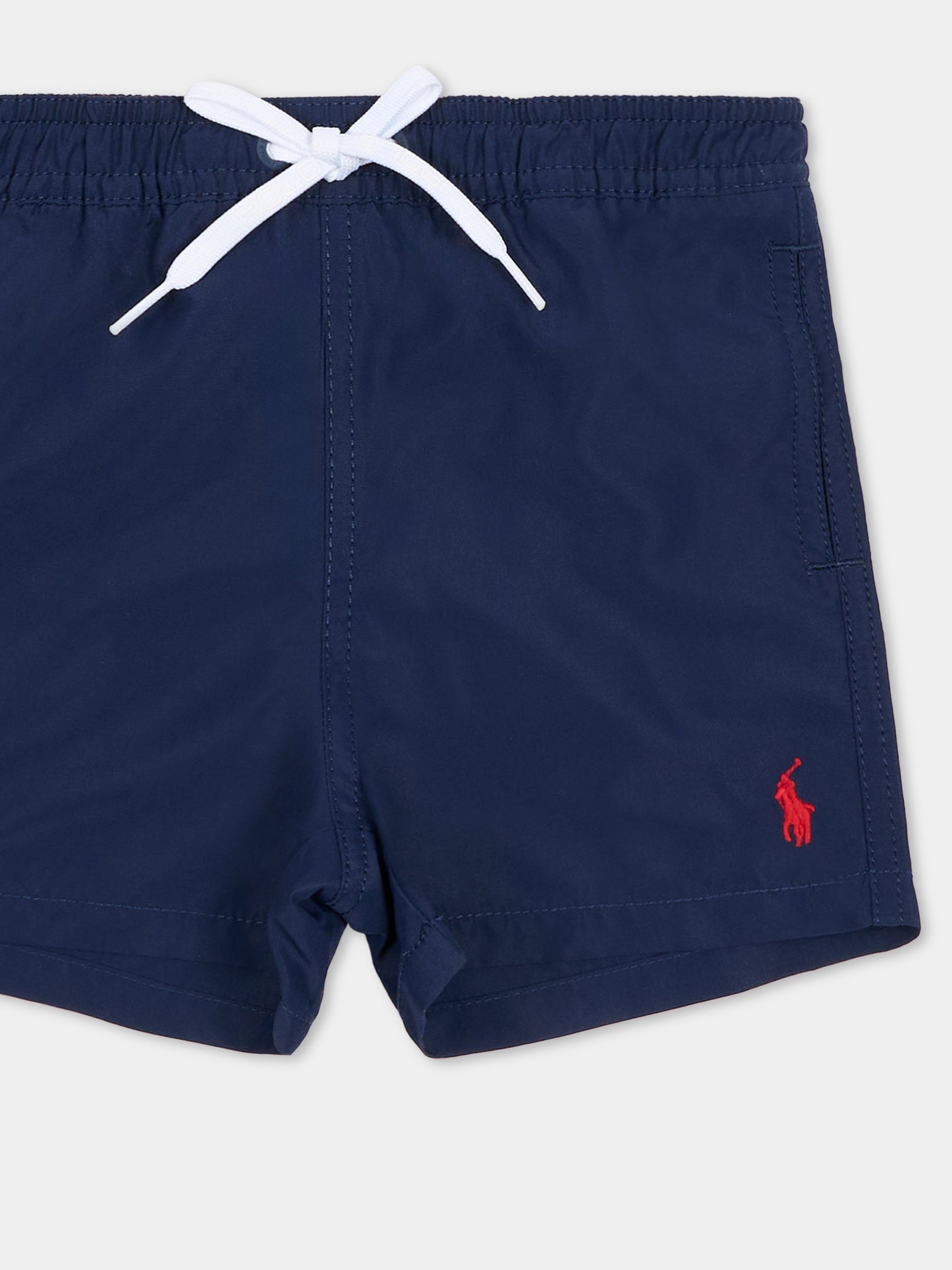 Boxer mare blu per neonato con cavallino,Ralph Lauren Kids,957810002