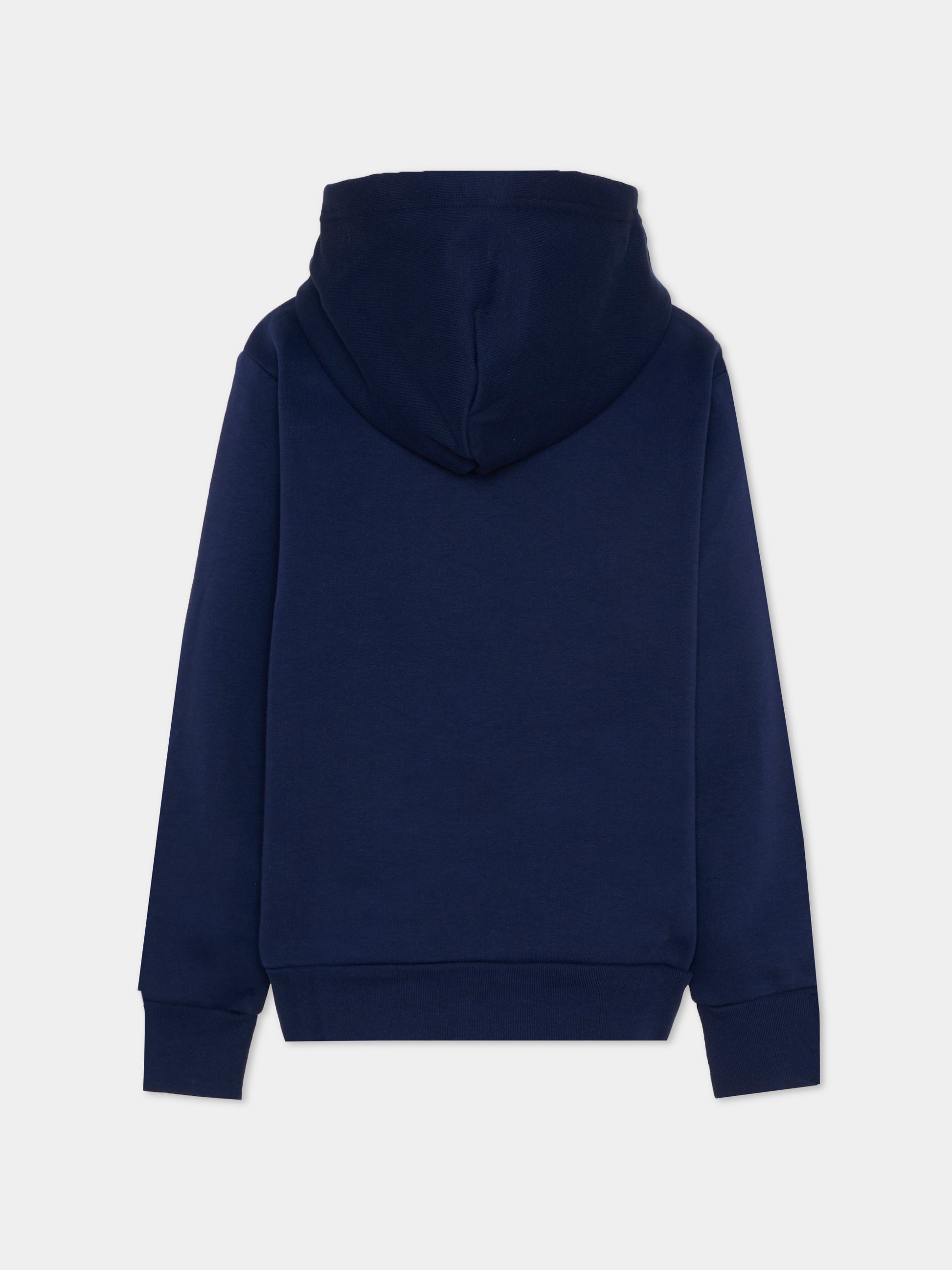 Felpa blu per bambino con ricamo polo,Ralph Lauren Kids,A95741001